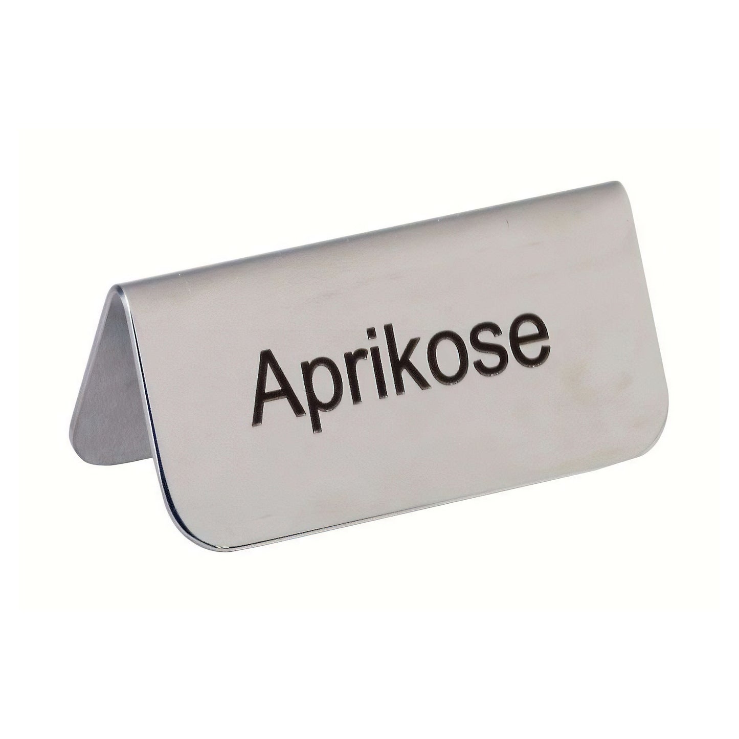 ACCESSOIRE Label Model Stainless Steel Free-Standing L