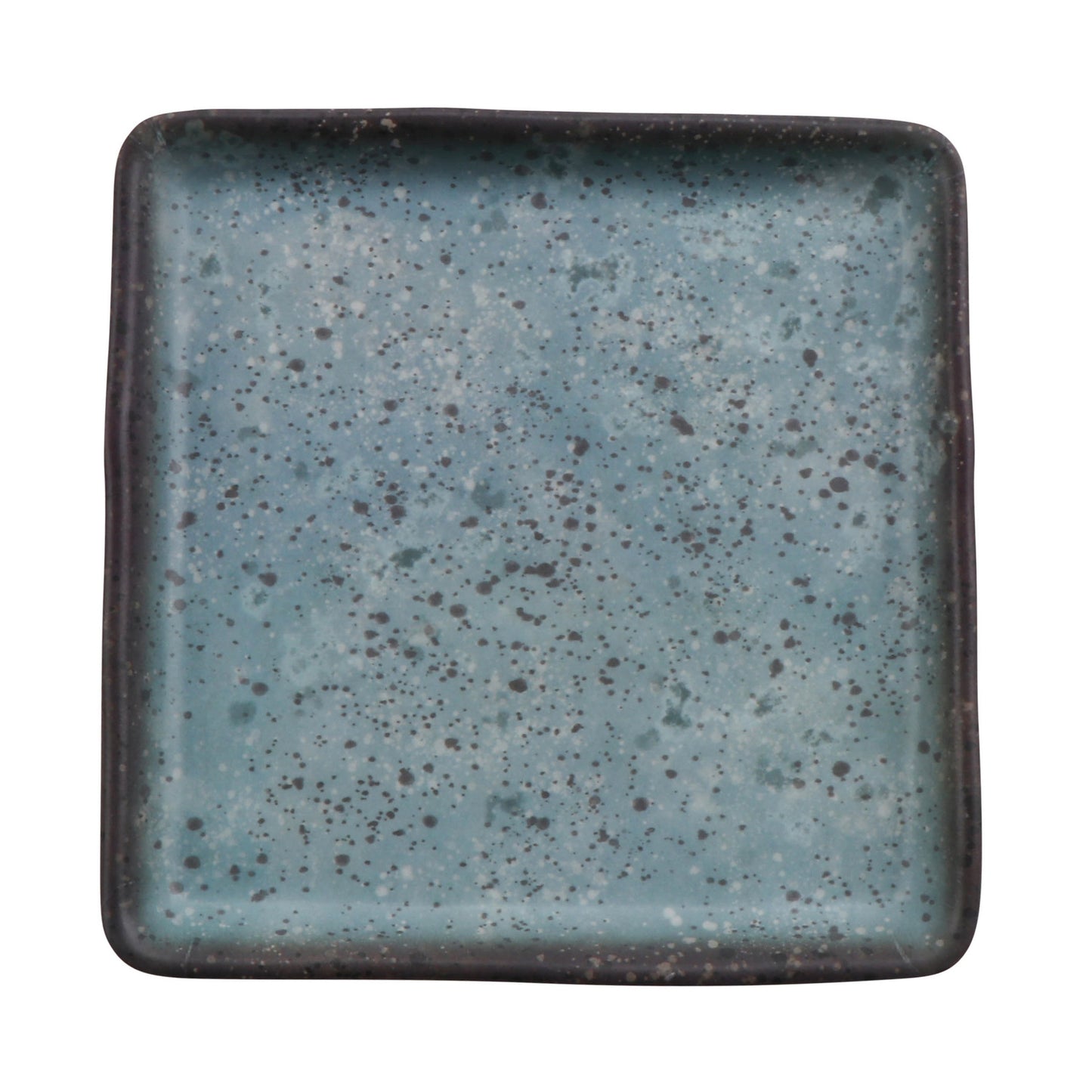 4" savor robin egg blue square melamine plate, 4"L x 4"W x 0.5"H, GET, cheforward