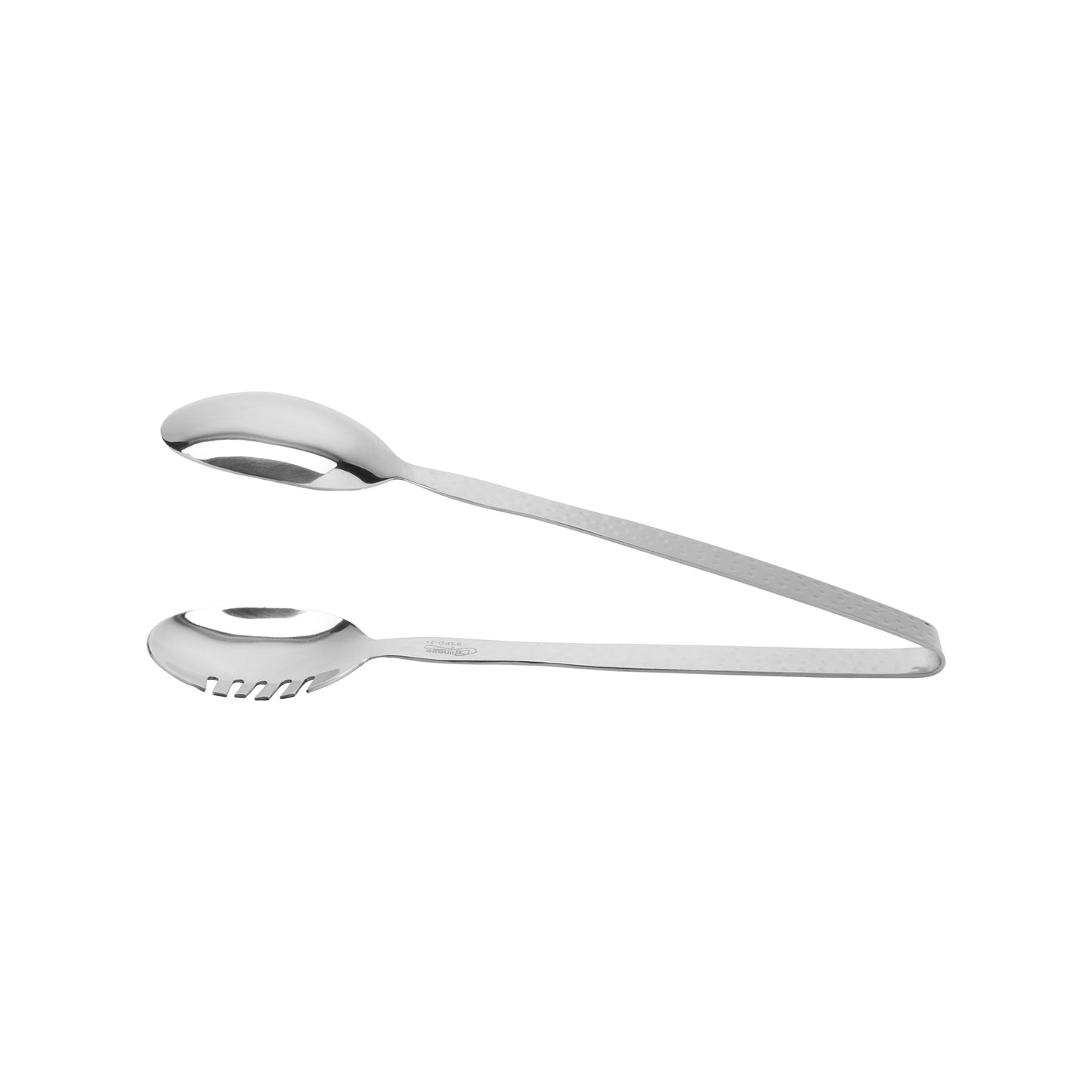 Stainless Steel O Shaped Tong with Pounded Finish