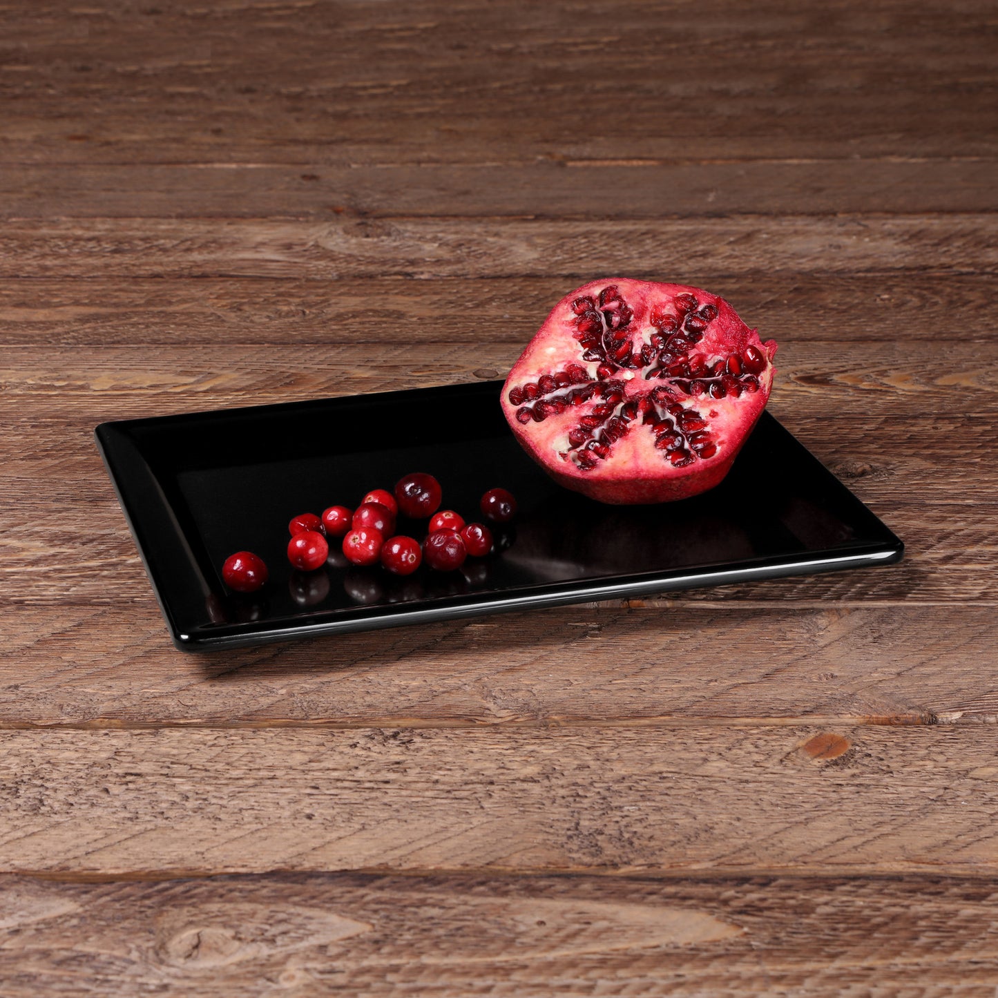 Melamine Rectangular Platter - Black