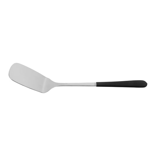 12.5" Stainless Steel Solid Spatula w/ Mirror Finish and Cool-Grip Handle