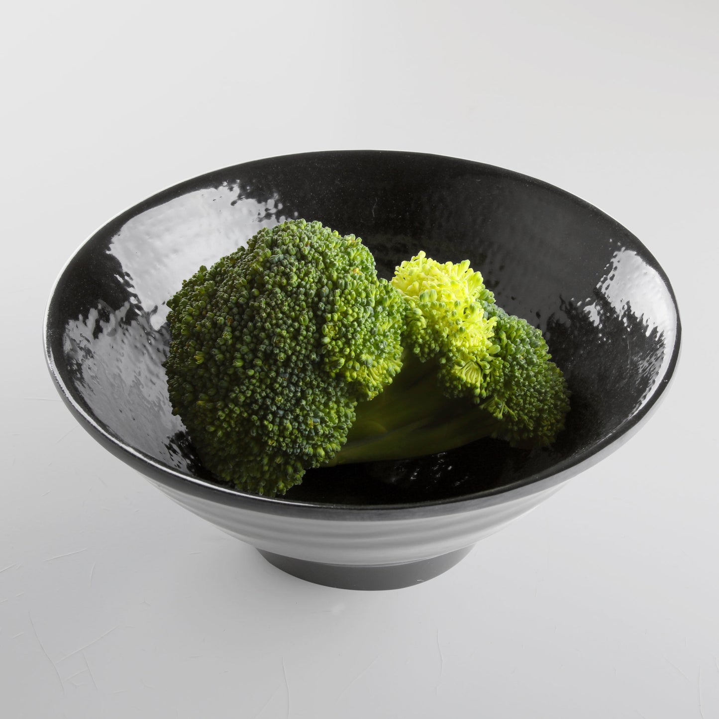 Melamine Bowl - Black Matte Finish Outside/Black Gloss Finish Inside