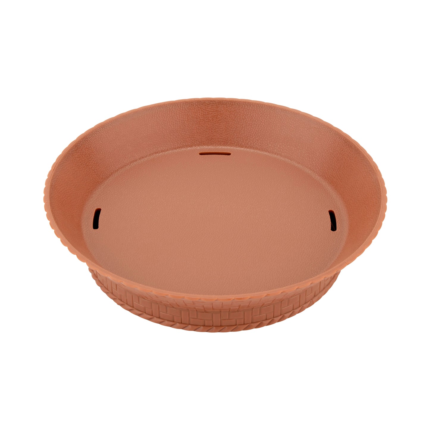 7.27" Round Basket with Base and Slots for Drainage