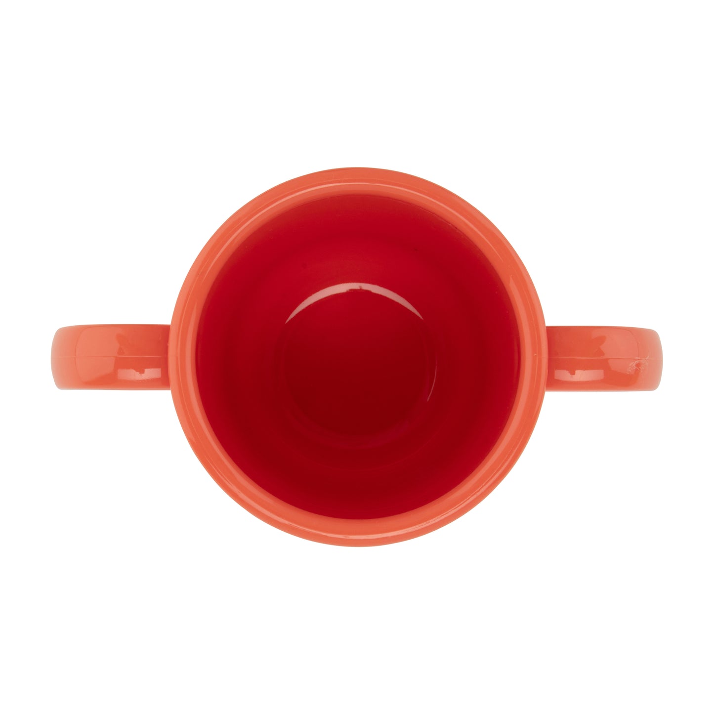 8 oz. (10 oz. Rim-Full), 3.25" Two Handle Mug, 3.75" Deep (12 Pack)