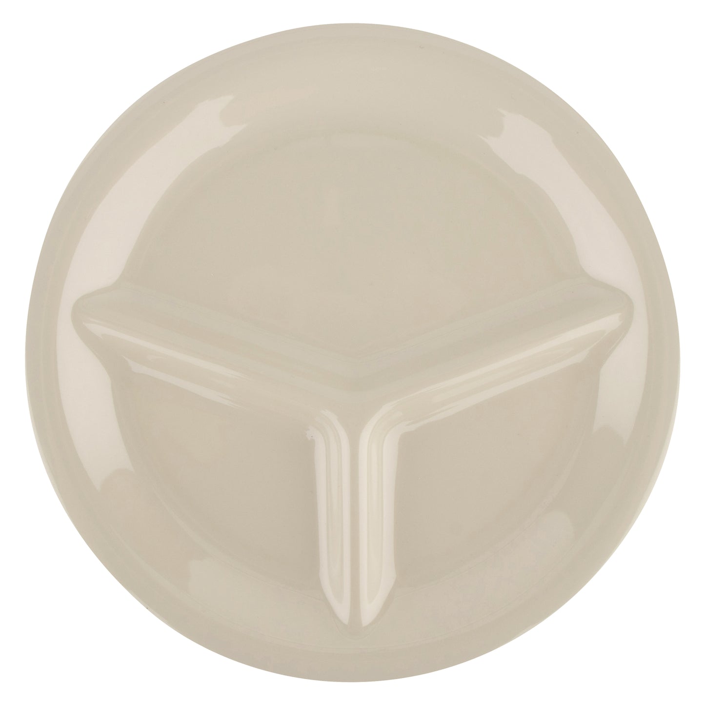 10.25" 3-Compartment Plate (Set of 4 ea.)
