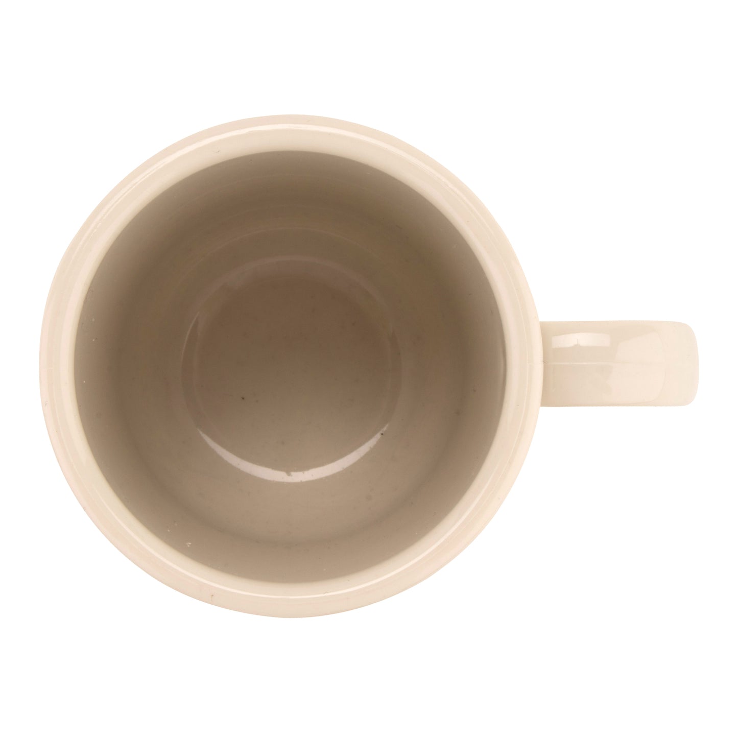8 oz. (10 oz. Rim-Full), 3.25" Single Handle Mug, 3.75" Deep (12 Pack)