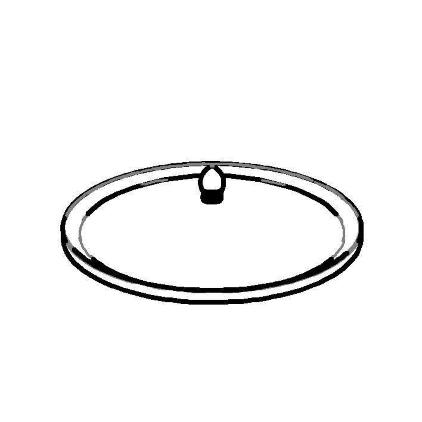 ACCESSOIRE Lid/Hood Plastic Lid PC (298mm) incl. Sta
