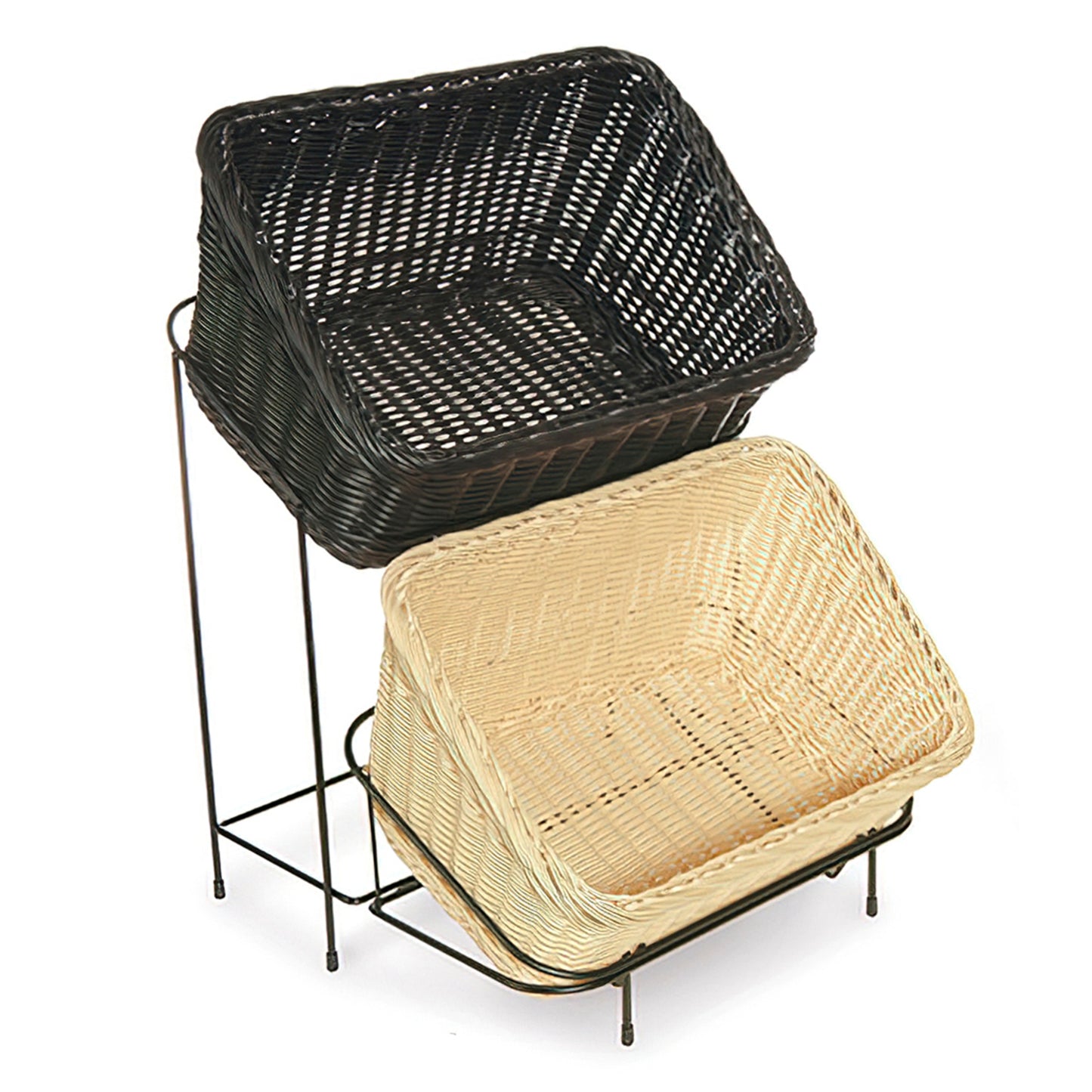 Metal Rack for Two Polypropylene Baskets