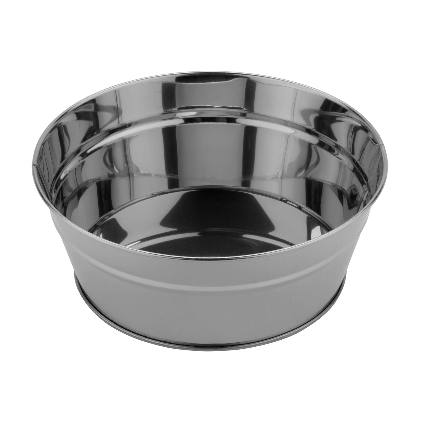 8" Round Stainless Steel Pan, 3-1/8"Tall