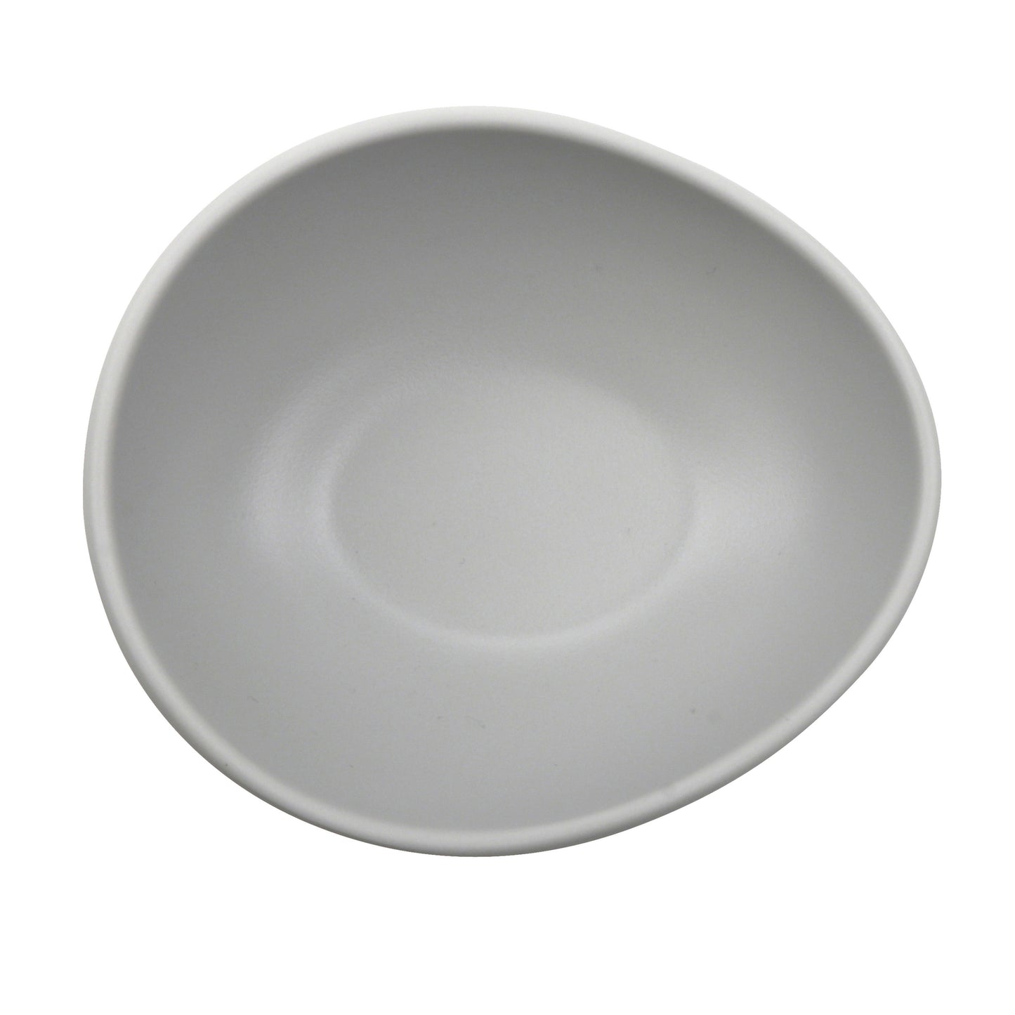 30 oz. Light Gray, Melamine, Pho Bowl, (33 oz. rim-full), 2.75" H, 7.5" L x 6.5" W, G.E.T. Riverstone (12 Pack)
