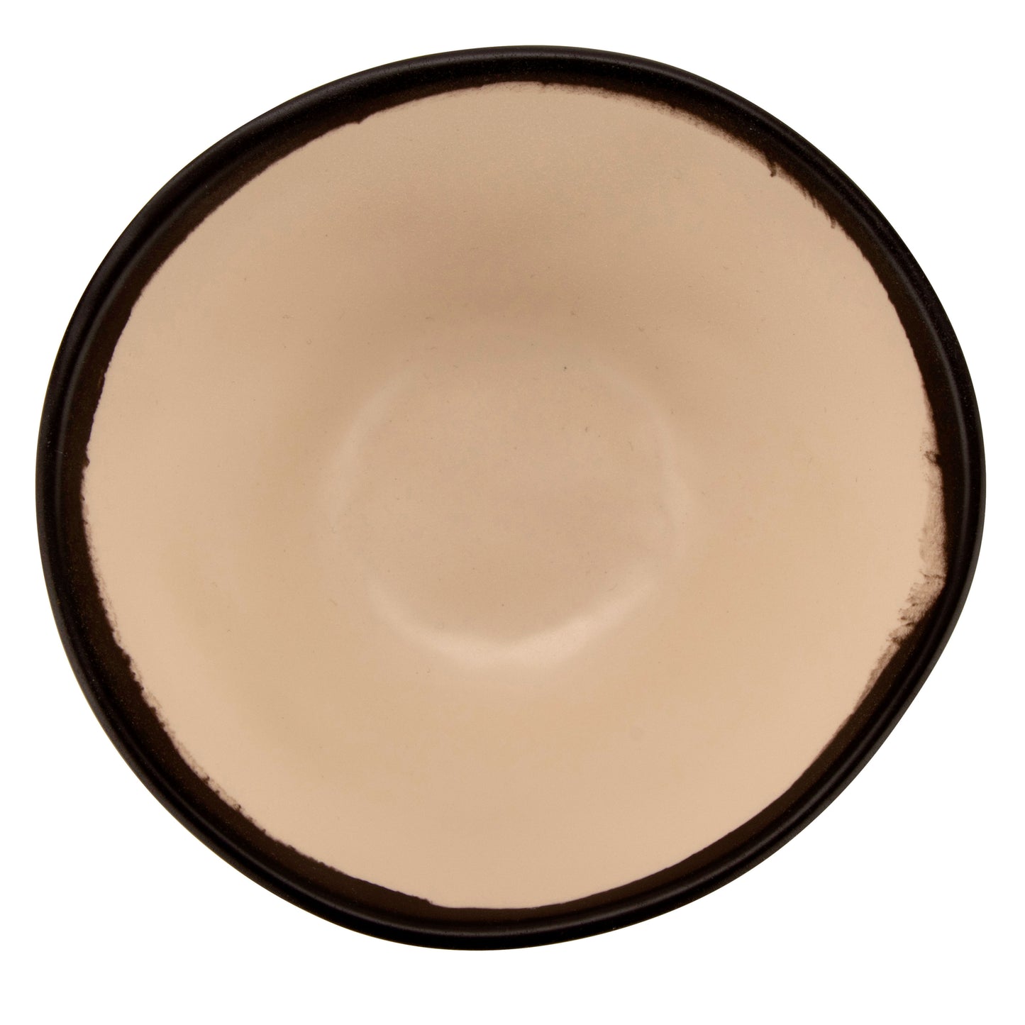 8 oz. Manila, Melamine, Salad/Soup/Side Dish Bowl, (12 oz. rim-full), 5" Top Dia., 2" Deep, G.E.T. Pottery Market Matte (12 Pack)