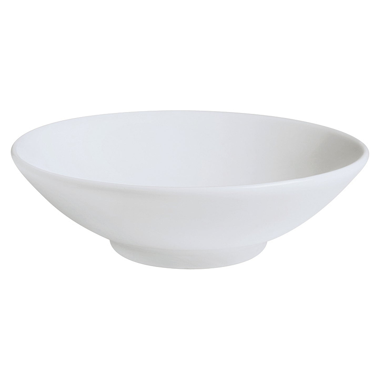 12.8 oz. Bright White Porcelain Bowl, 6 1/4" Dia., Corona Elegance (12 Pack)