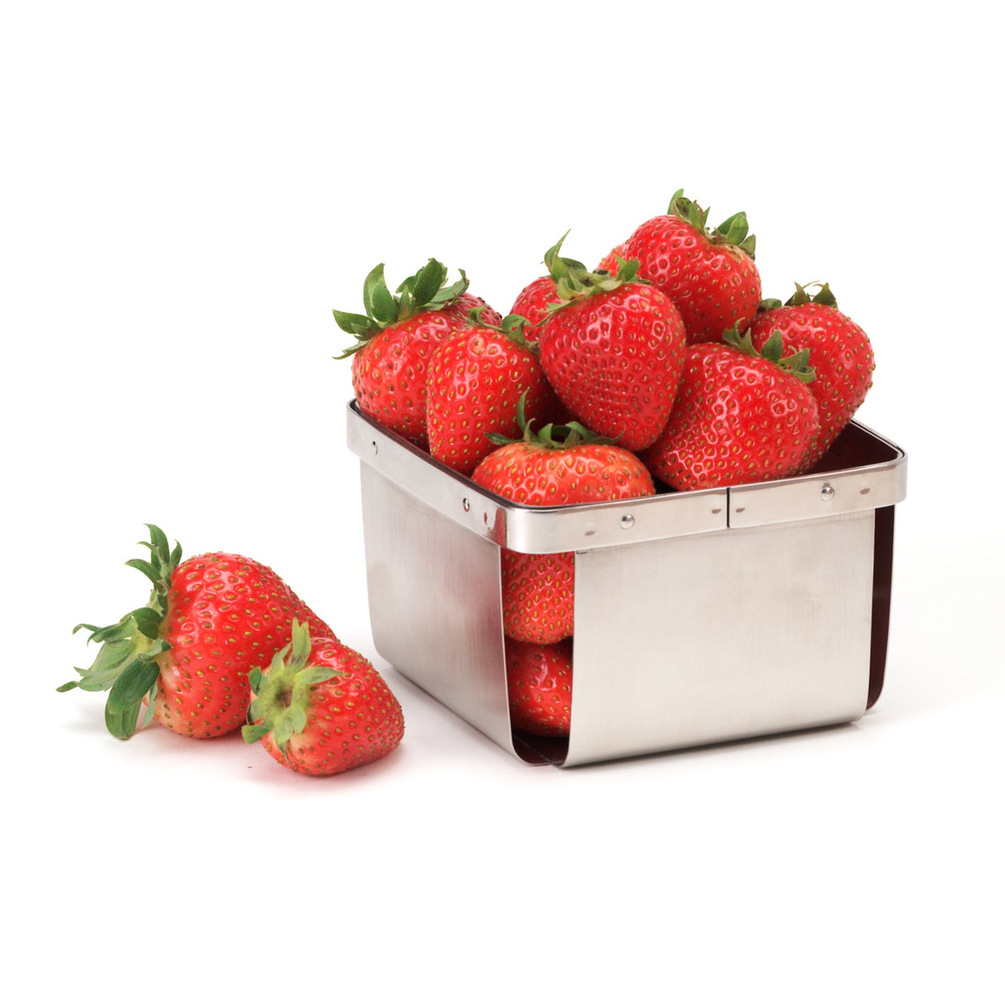 Square Berry Stainless Steel Basket