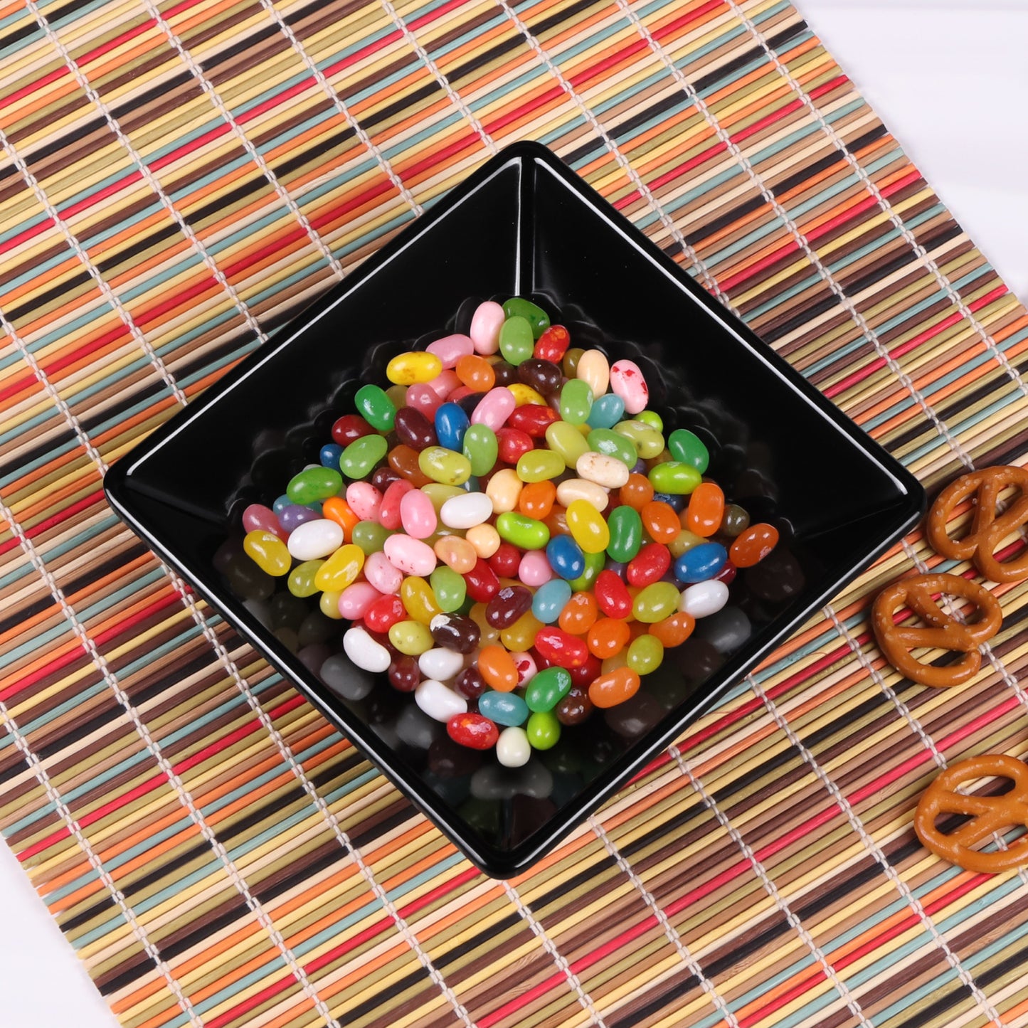 Melamine Square Bowl - Black