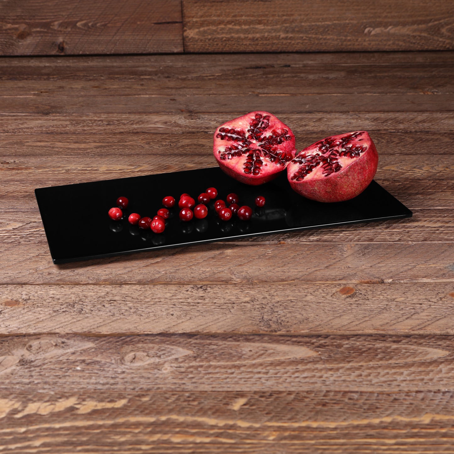 Melamine Rectangular Tray - Black