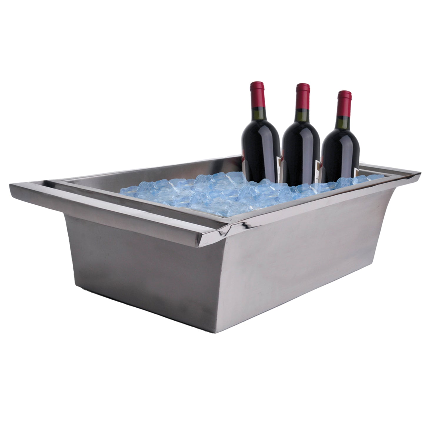 26.5" x 16" Double-Walled Stainless Steel Beverage Tub, 6.5