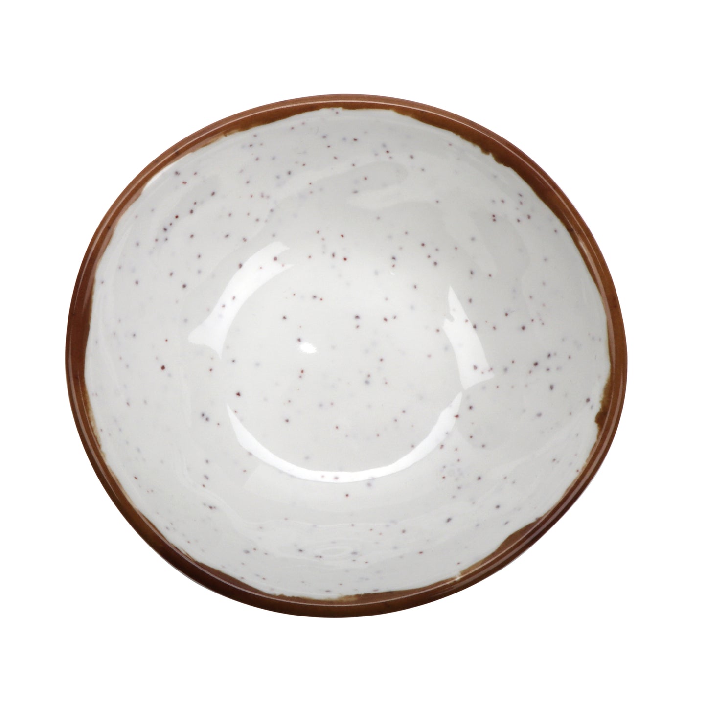 5 oz. Melamine, Small Round Irregular Monkey Dish, Side Bowl, (5.5 oz. rim-full), 4.5" Top Dia., 1.25" Deep, G.E.T. Rustic Mill (12 Pack)