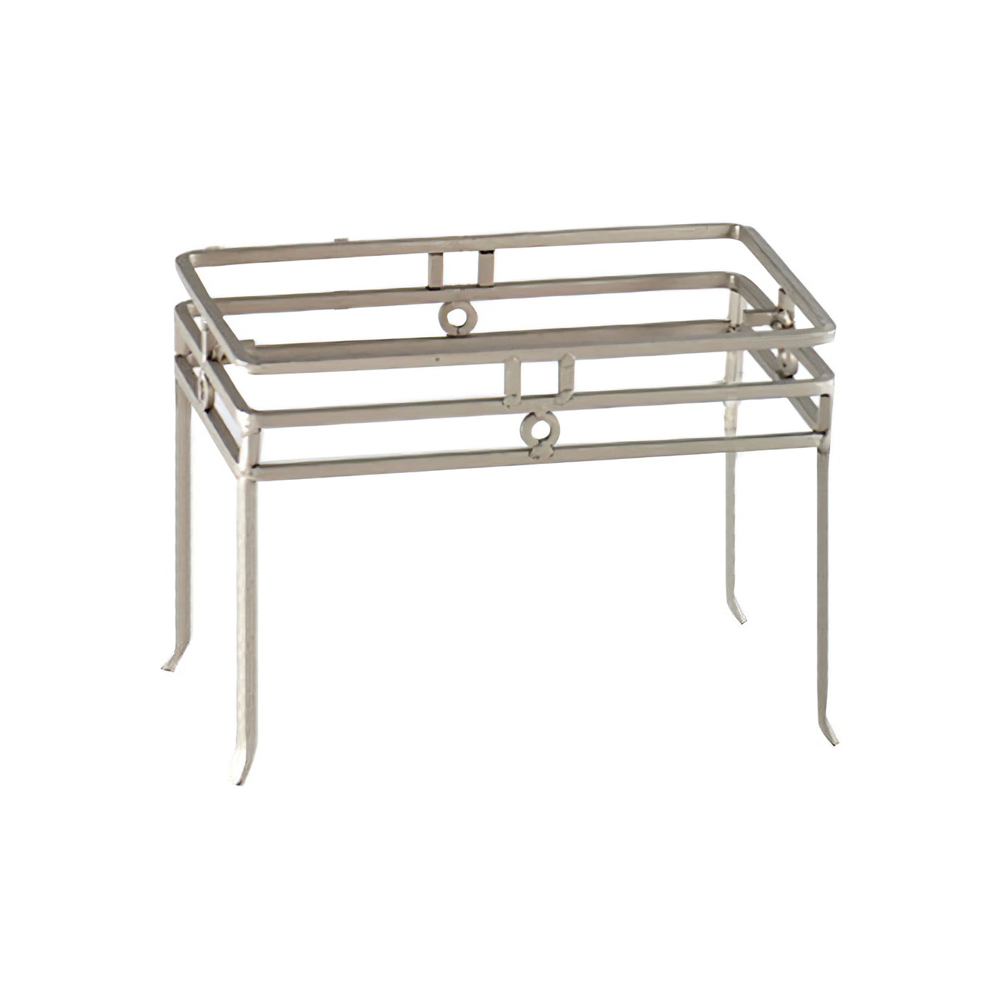 Tall Metal Rectangular Riser