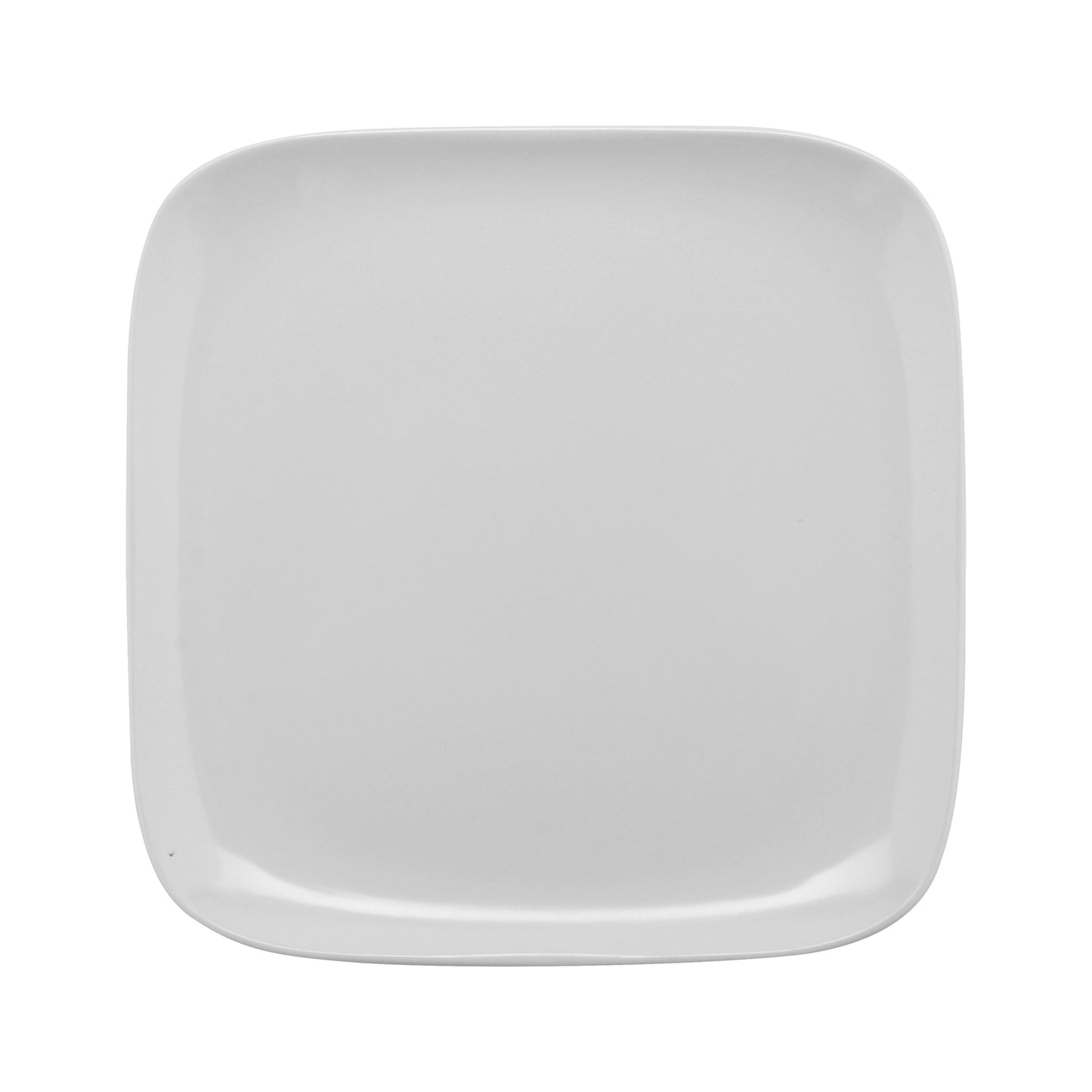 7.5" Melamine Square Coupe Plate (12 Pack)