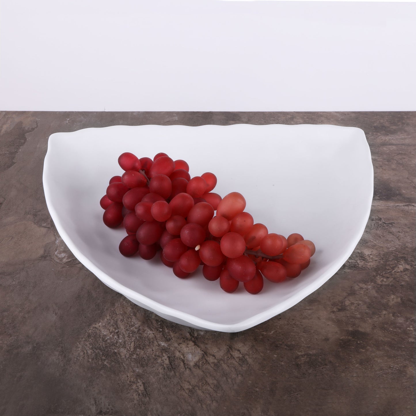 Melamine Triangular Platter - White
