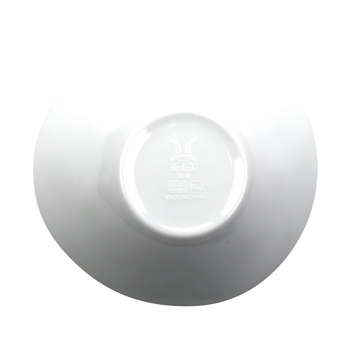 8 oz. Melamine, Irregular Bowl, (12 oz. rim-full), 5" Top Dia., 2" Tall, G.E.T French Mill (12 Pack)