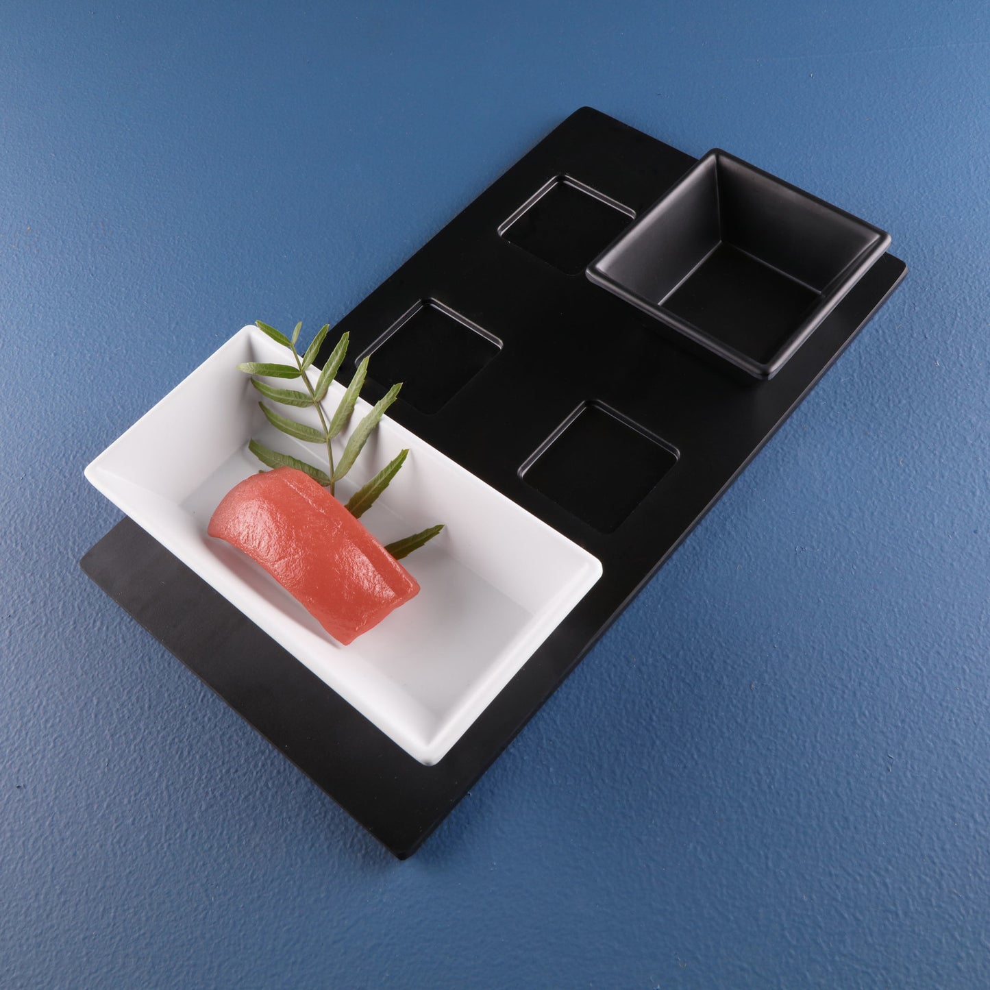 Melamine Ramekin Base Plate - Black