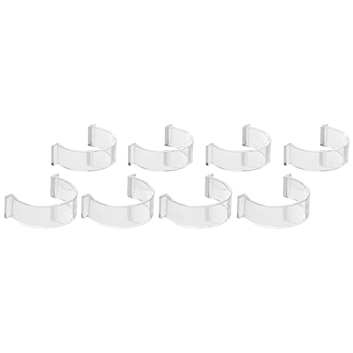 Set of 8 Plain Salad Dressing Bottle Clips