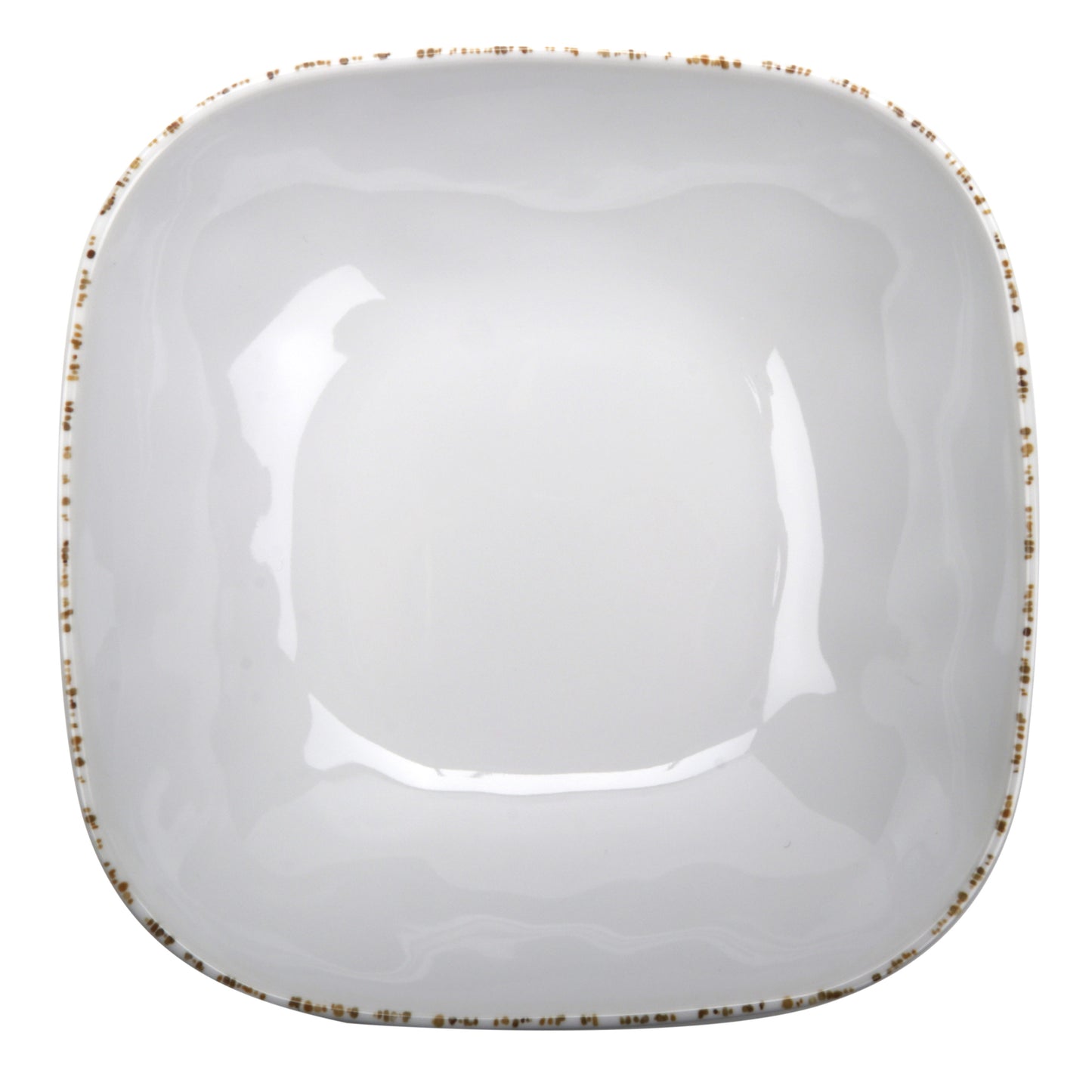 2.5 qt. Melamine, Square Large Display Bowl, (2.6 qt. rim-full), 10" x 2.5 Deep, G.E.T. Urban Mill