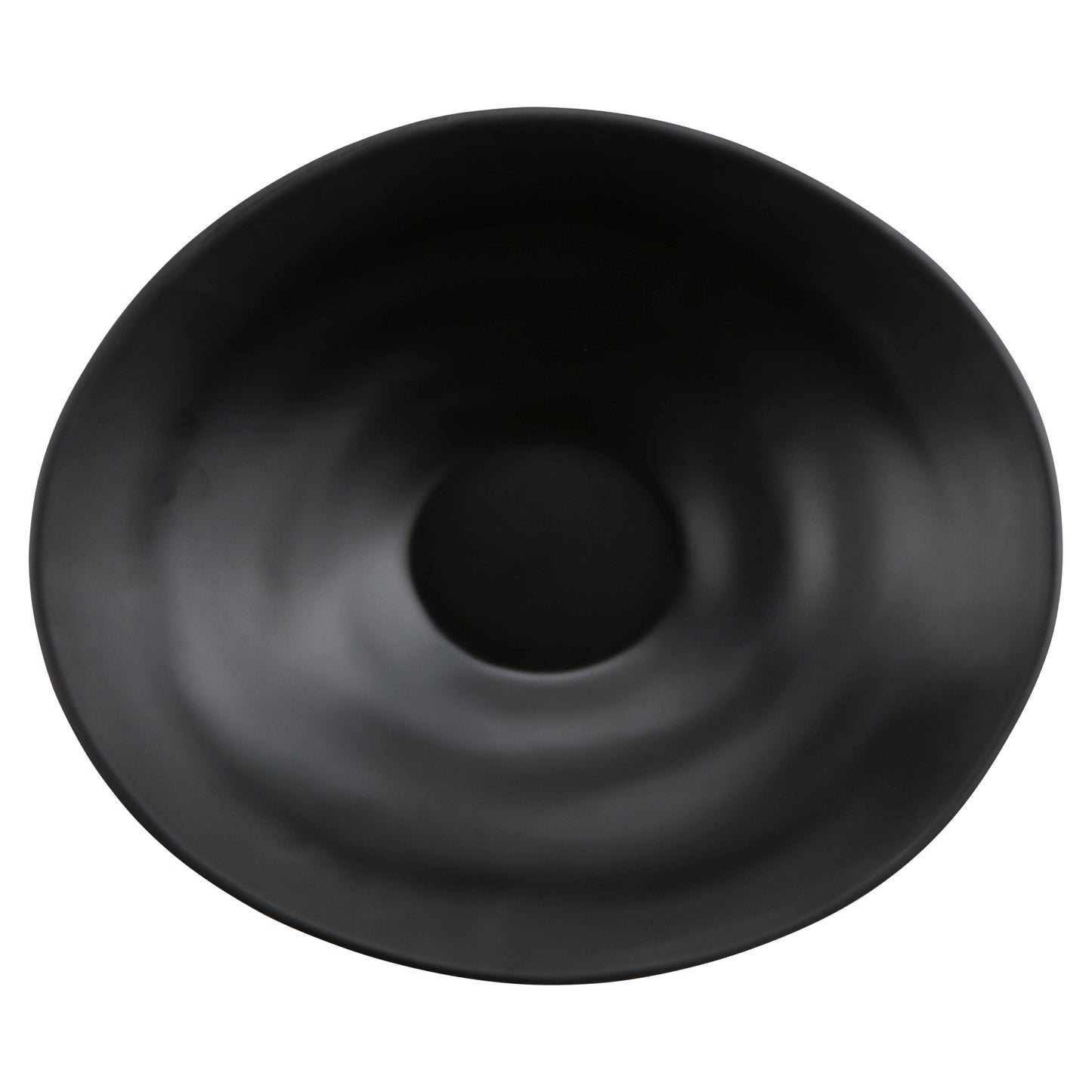 98 oz zeal black oval melamine bowl (medium), 13"L x 11"W x 3"H, GET, cheforward