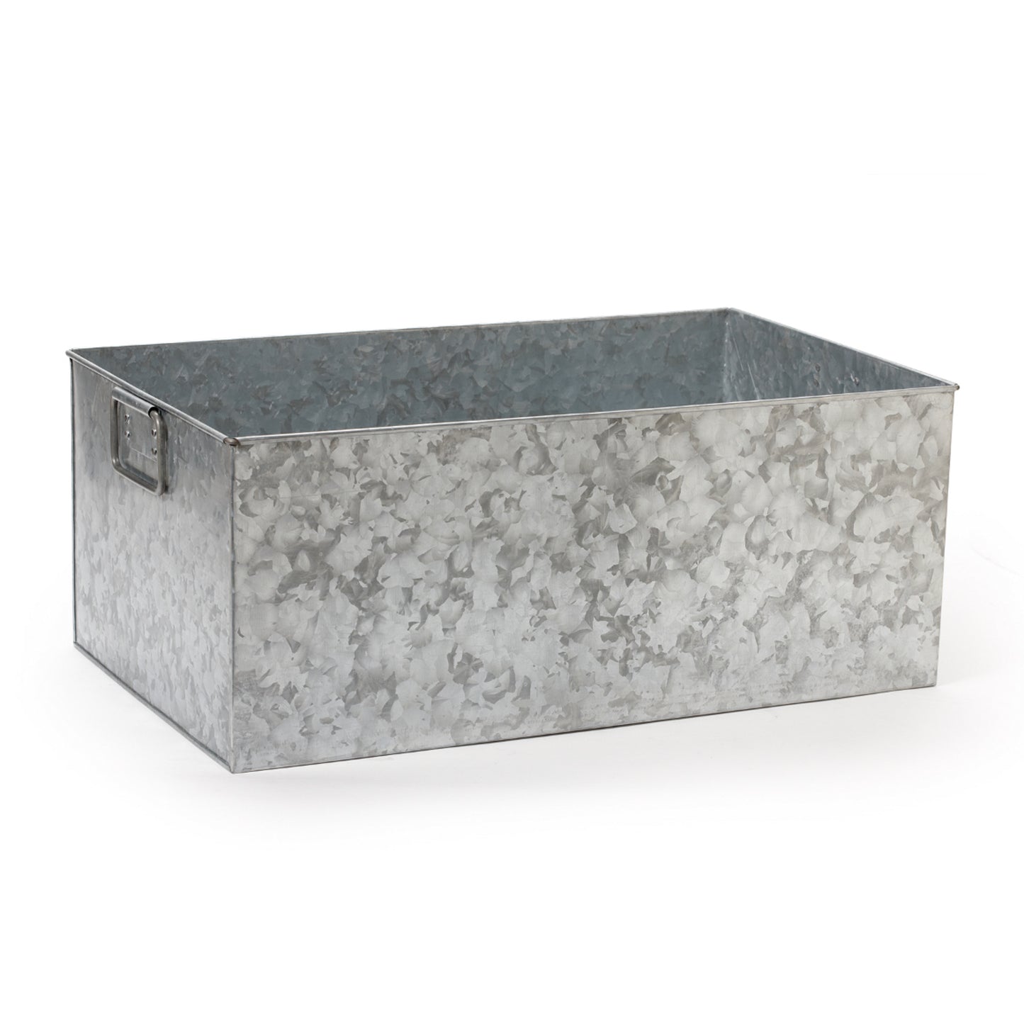 8.5 gal., Rectangular Galvanized Beverage Tub