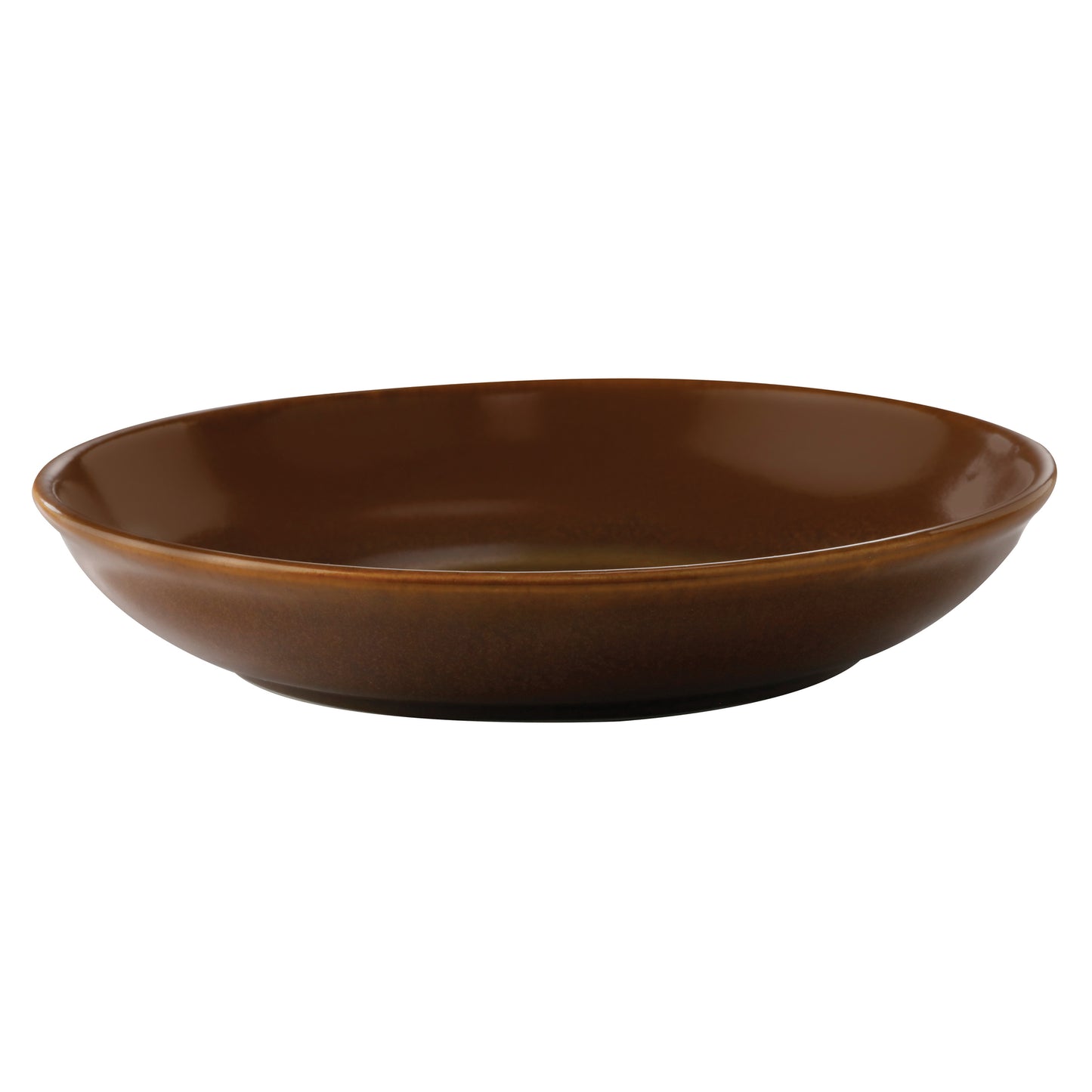 52.4 oz. Caramel Reactive Glaze Porcelain Coupe Bowl, 10"Dia., Corona Cosmos Venus (12 Pack)