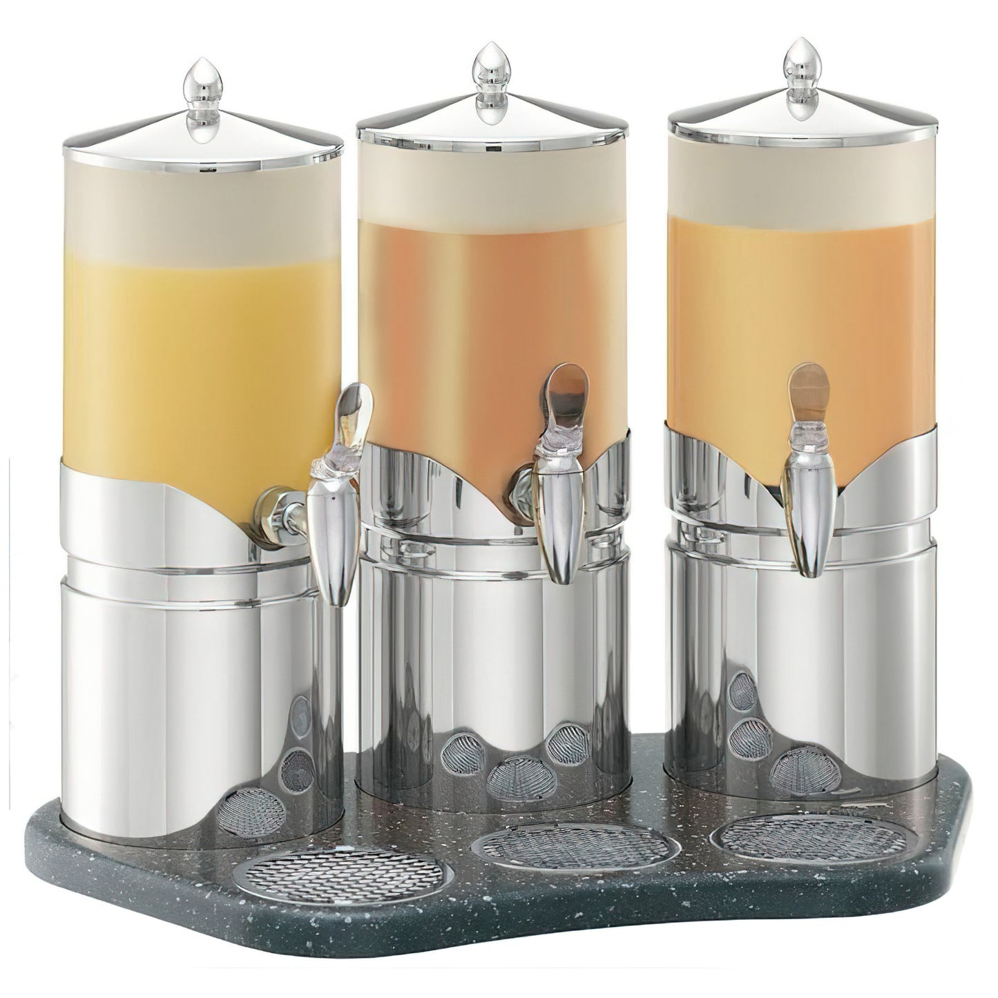 ELEGANCE Juice Dispenser 'Ensemble' 3 x 5 l, Model Stain
