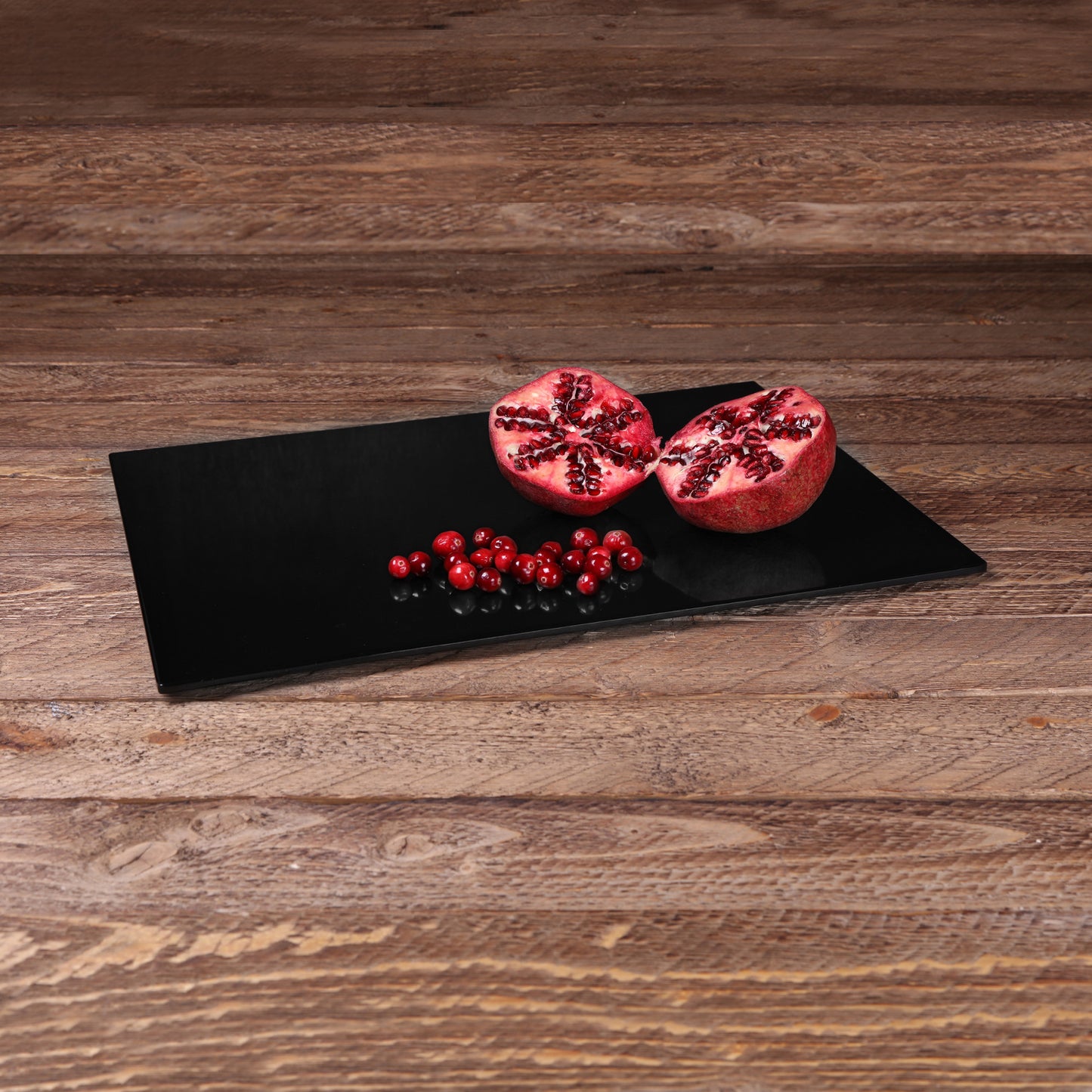 Melamine Rectangular Tray - Black