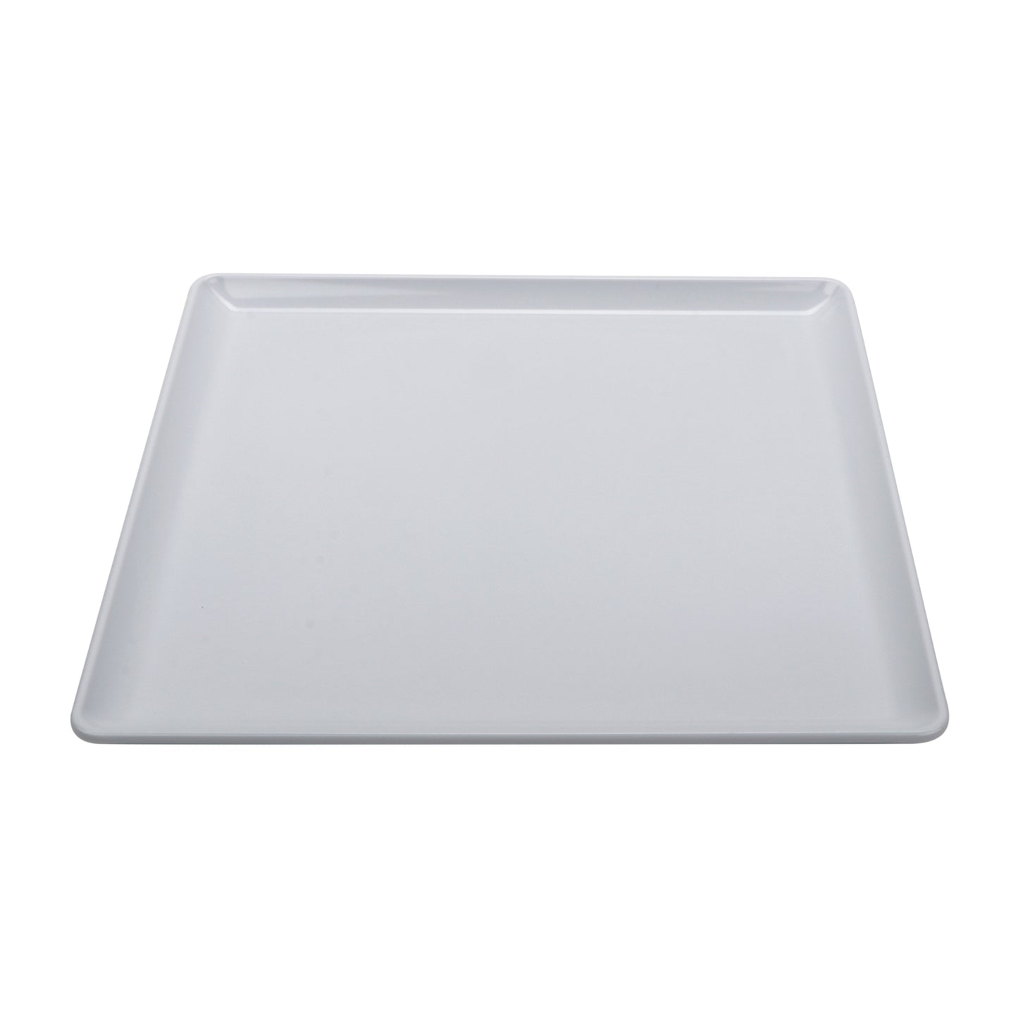 12" Melamine, White, Square Coupe Entree Plate, G.E.T. Midtown (12 Pack)