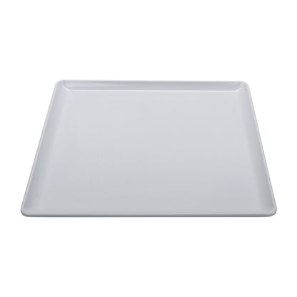 12" Melamine, White, Square Coupe Entree Plate, G.E.T. Midtown (12 Pack)
