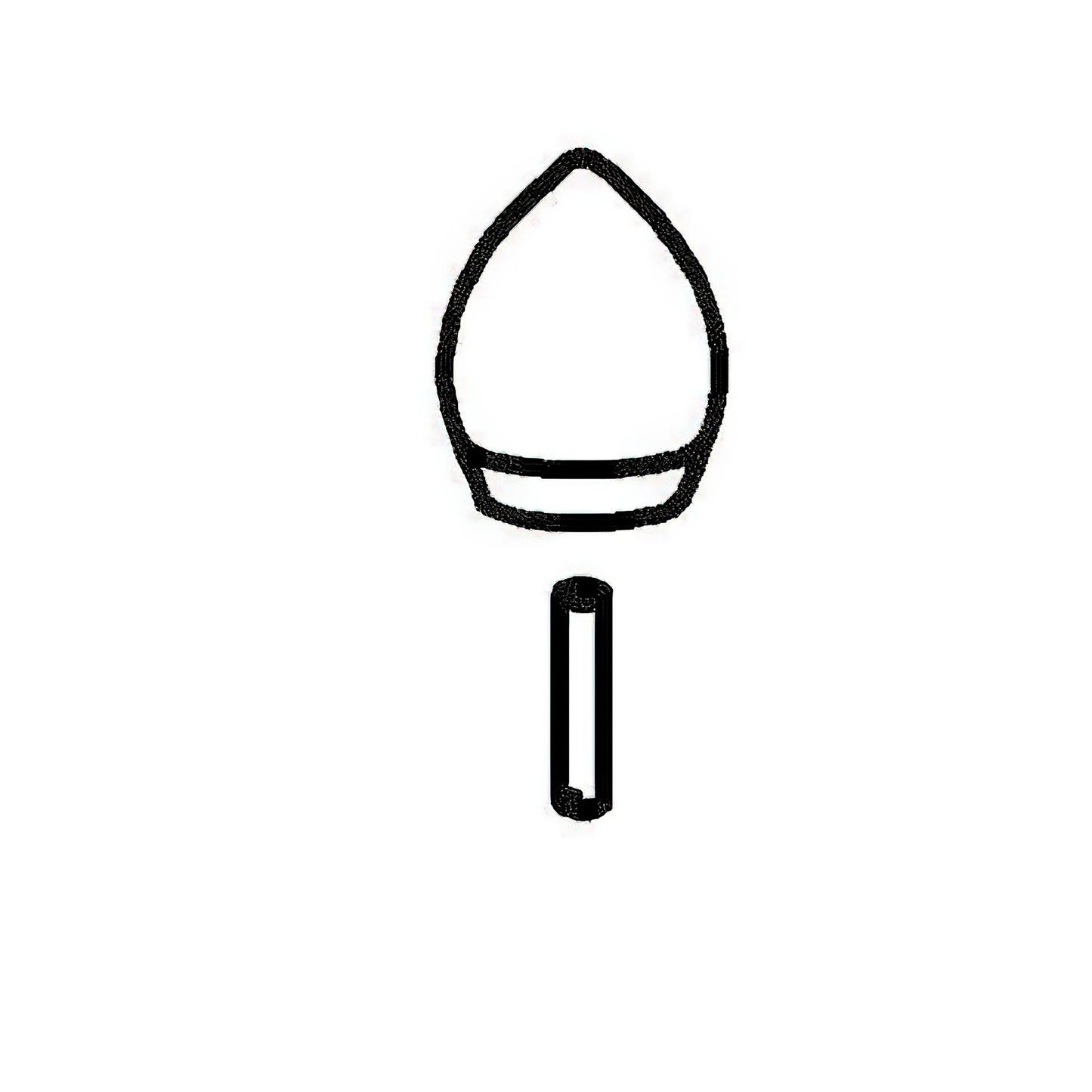 SPARE Knob Stainless Steel Handle with grubscrew 9l (2