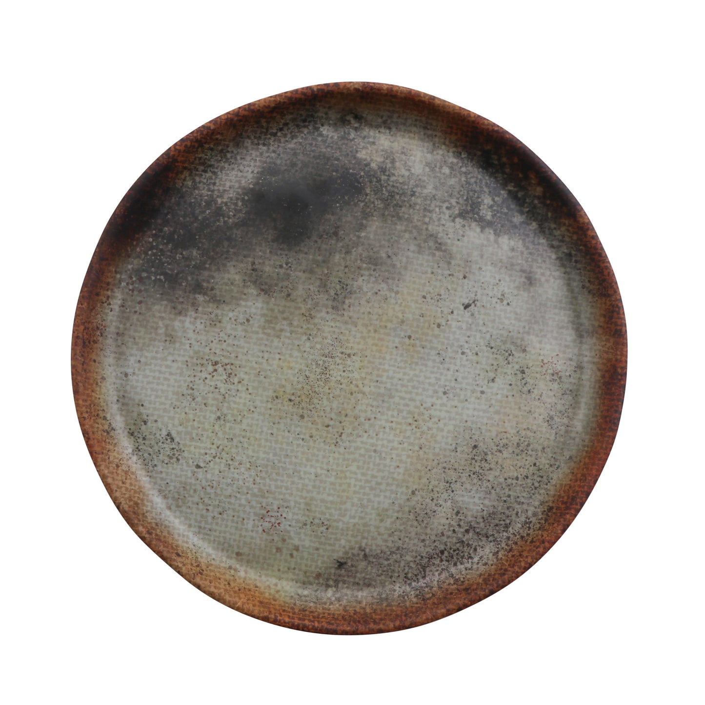 10" savor woven round melamine plate, 10"L x 10"W x 1"H, GET, cheforward