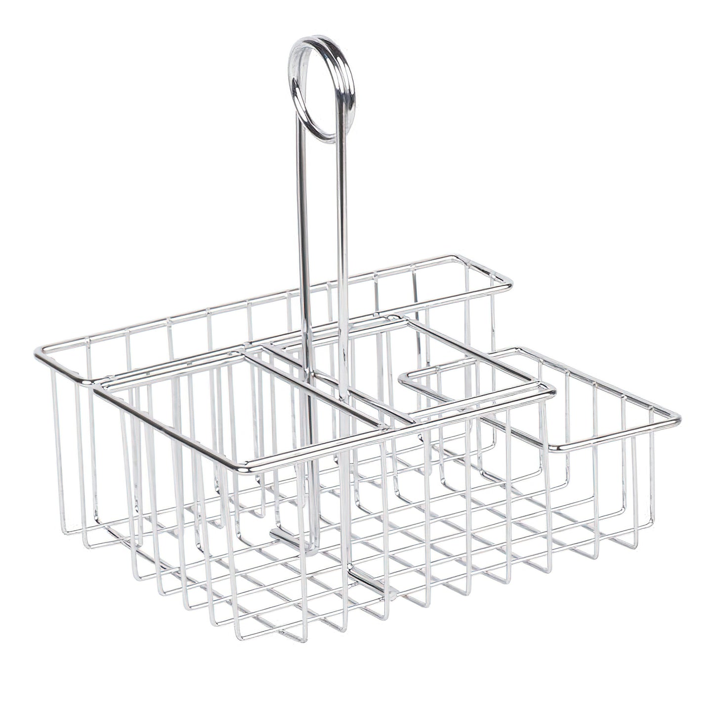 Metal Four Compartment Condiment Caddy