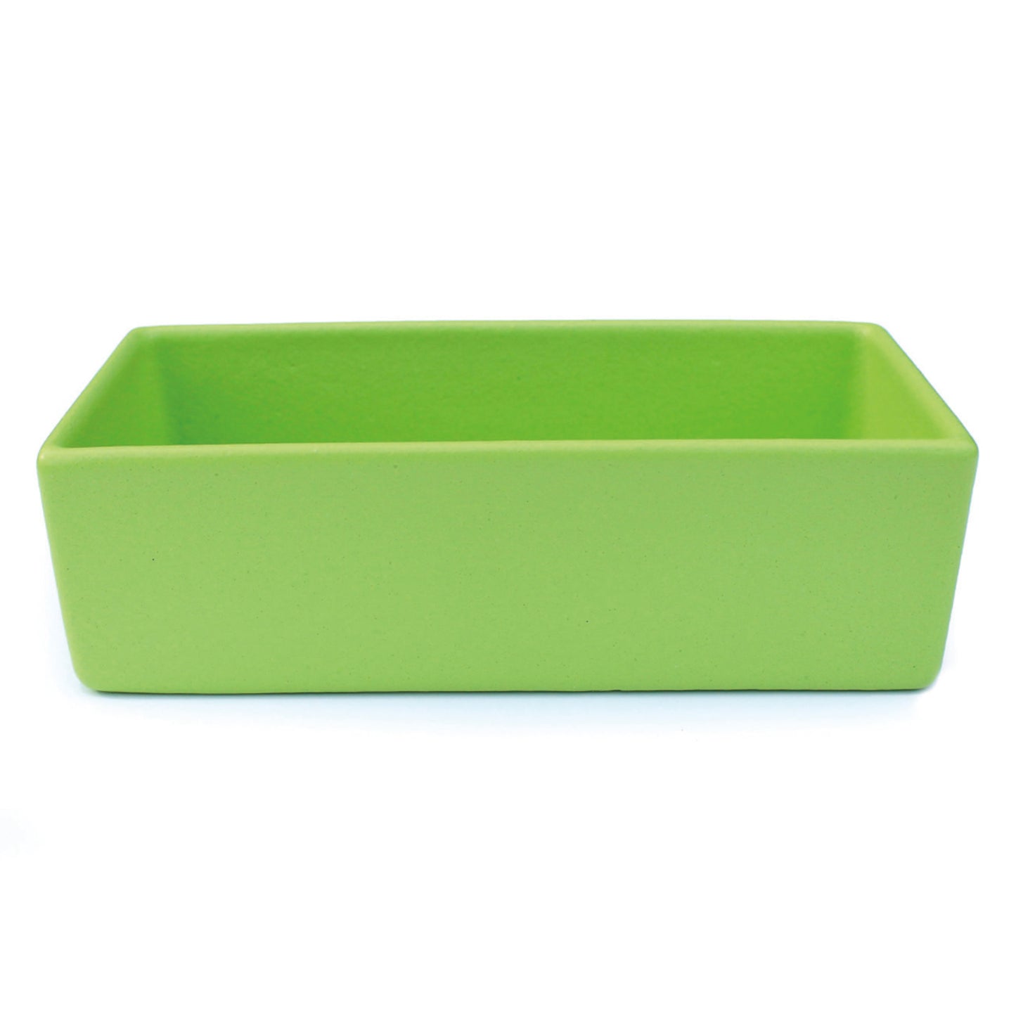 1.8 qt., 9.84" x 5.04" Rectangular Straight Sided Salad Bowl, 3" Deep in Classic Finish