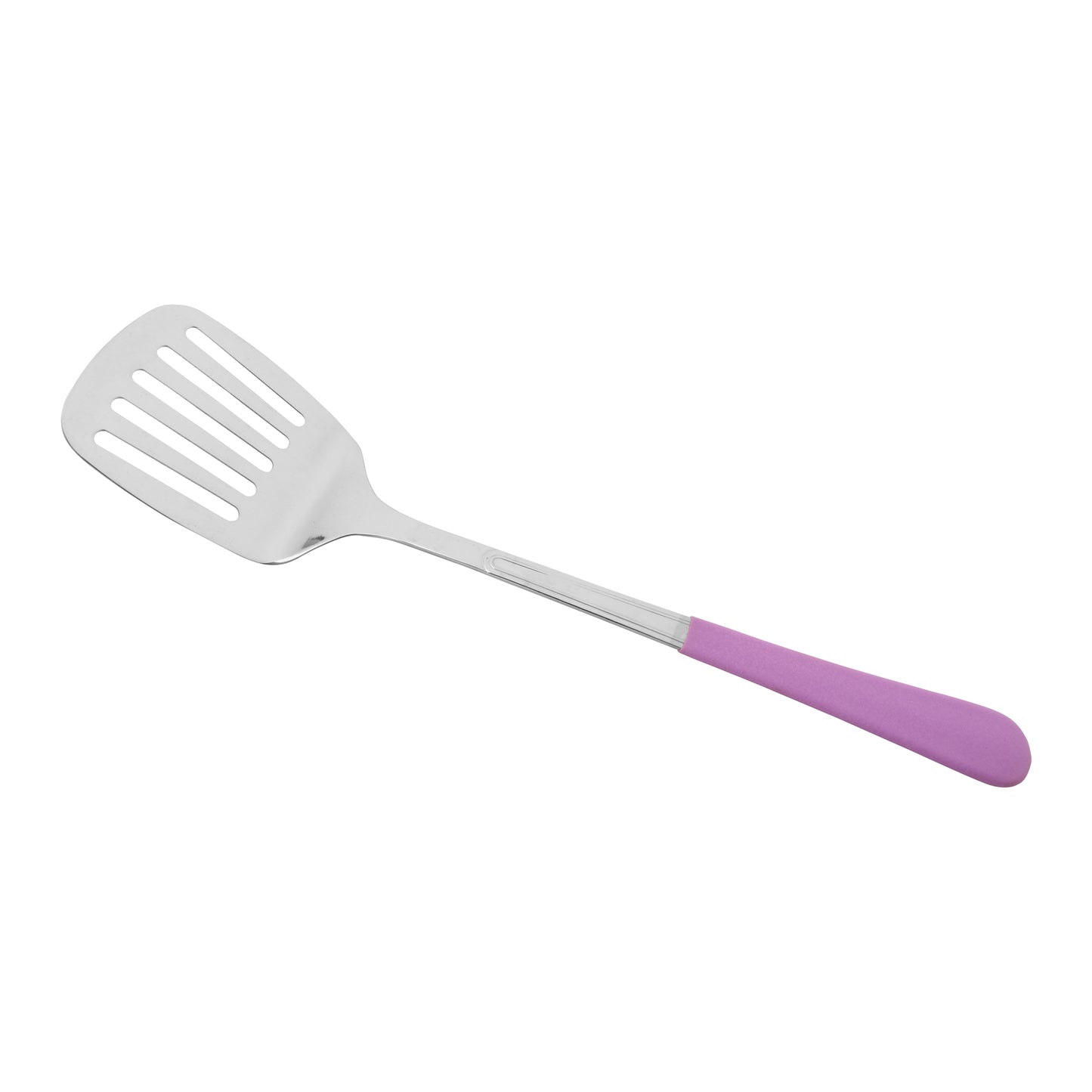 13.5" Stainless Steel Slotted Spatula w/ Mirror Finish and Cool-Grip Handle