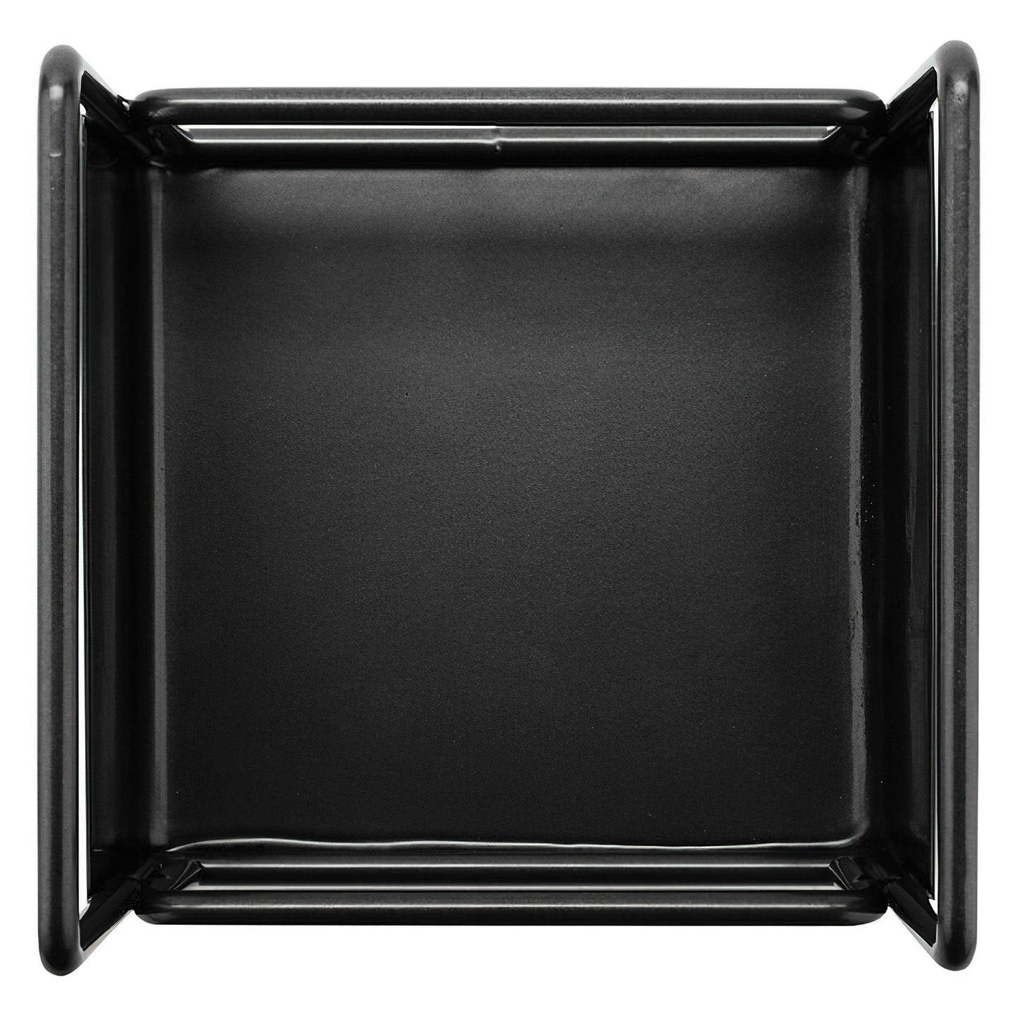 Metal & Wire Single Condiment Stand designed to hold 1- 4" x 4" x 4" Condiment Bowl ,Gun Metal Grey 4 1/2" x 4 1/2" x 4"