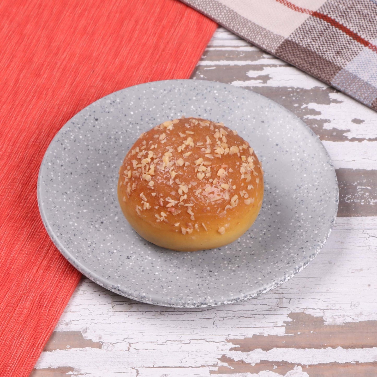 Melamine Round Plate - Granite Stone