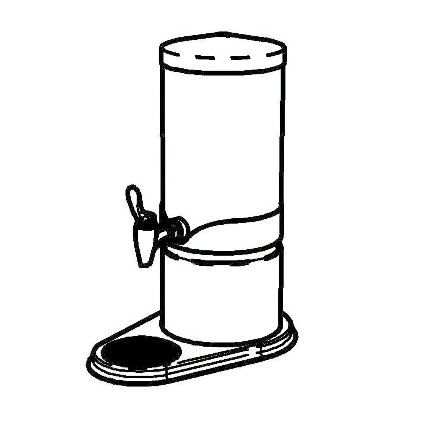 ELEGANCE Juice Dispenser 'Extra' Model Gold (5 l) Li
