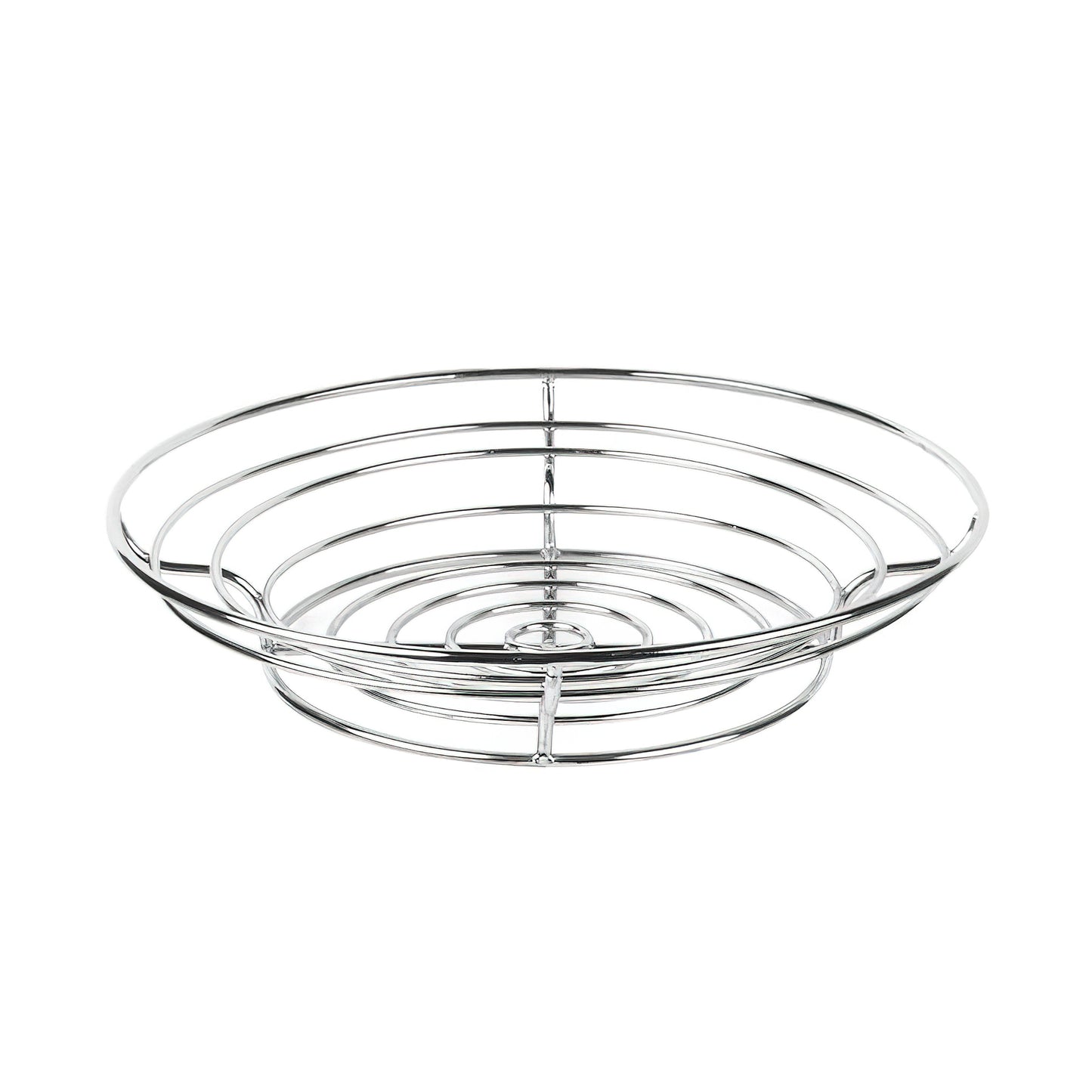15" Round Chrome Wire Basket, 3" Deep (fits IR-506C, IR-507