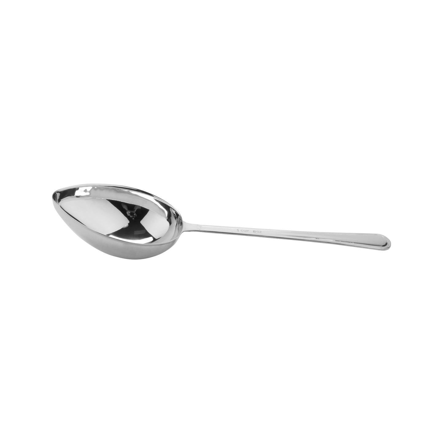 8 oz. Stainless Steel Portion Control Solid Spoon