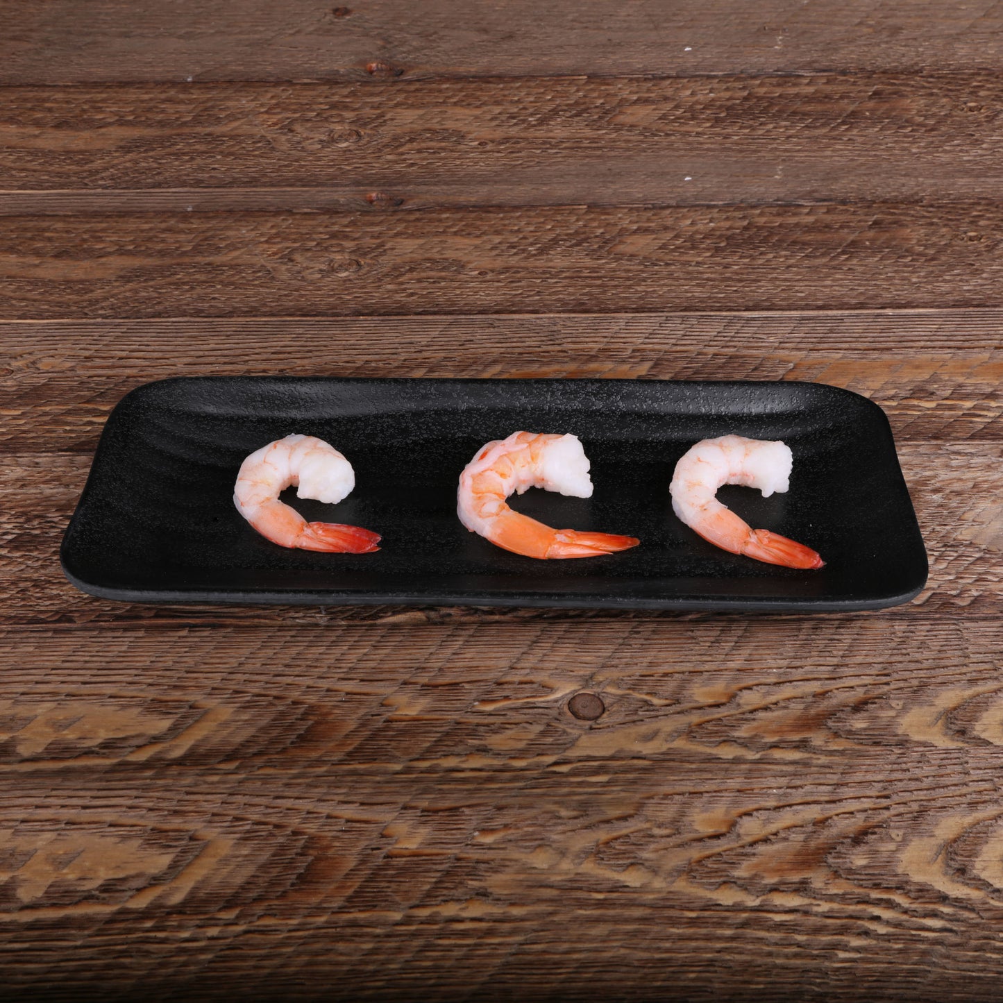 Melamine Rectangular Wave Tray - Black