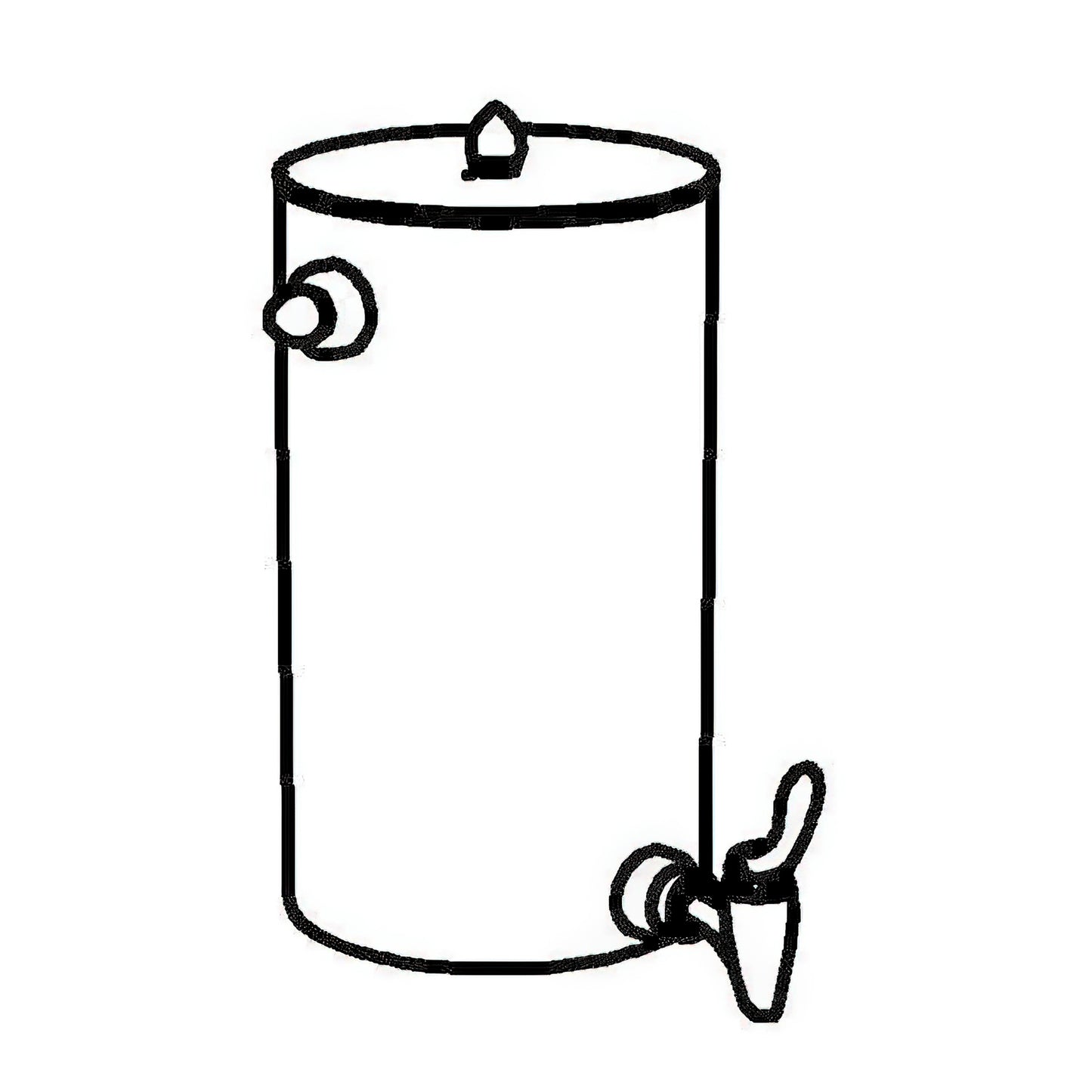 SPARE Spare Container Milk Can 9 l, Model Stainless Stee