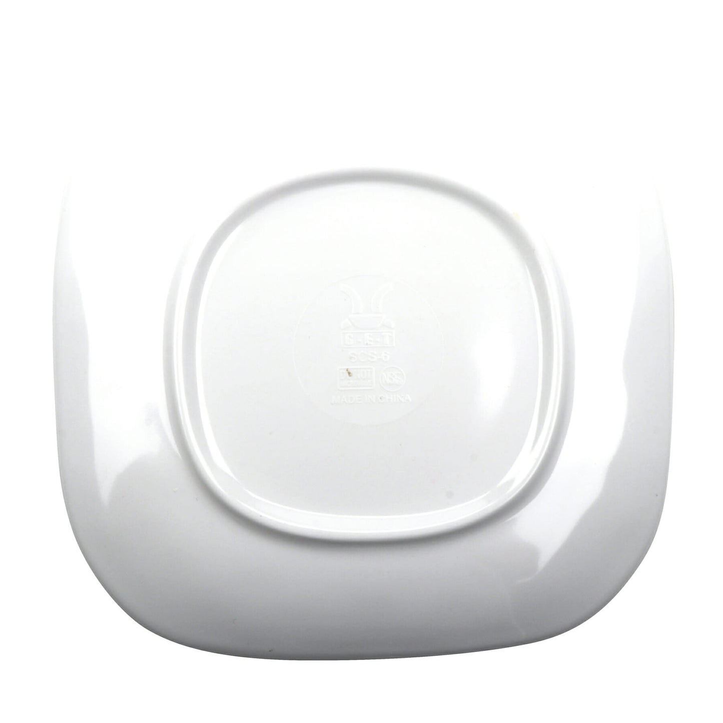 9.5" Melamine, Square Dinner Plate, G.E.T French Mill (12 Pack)