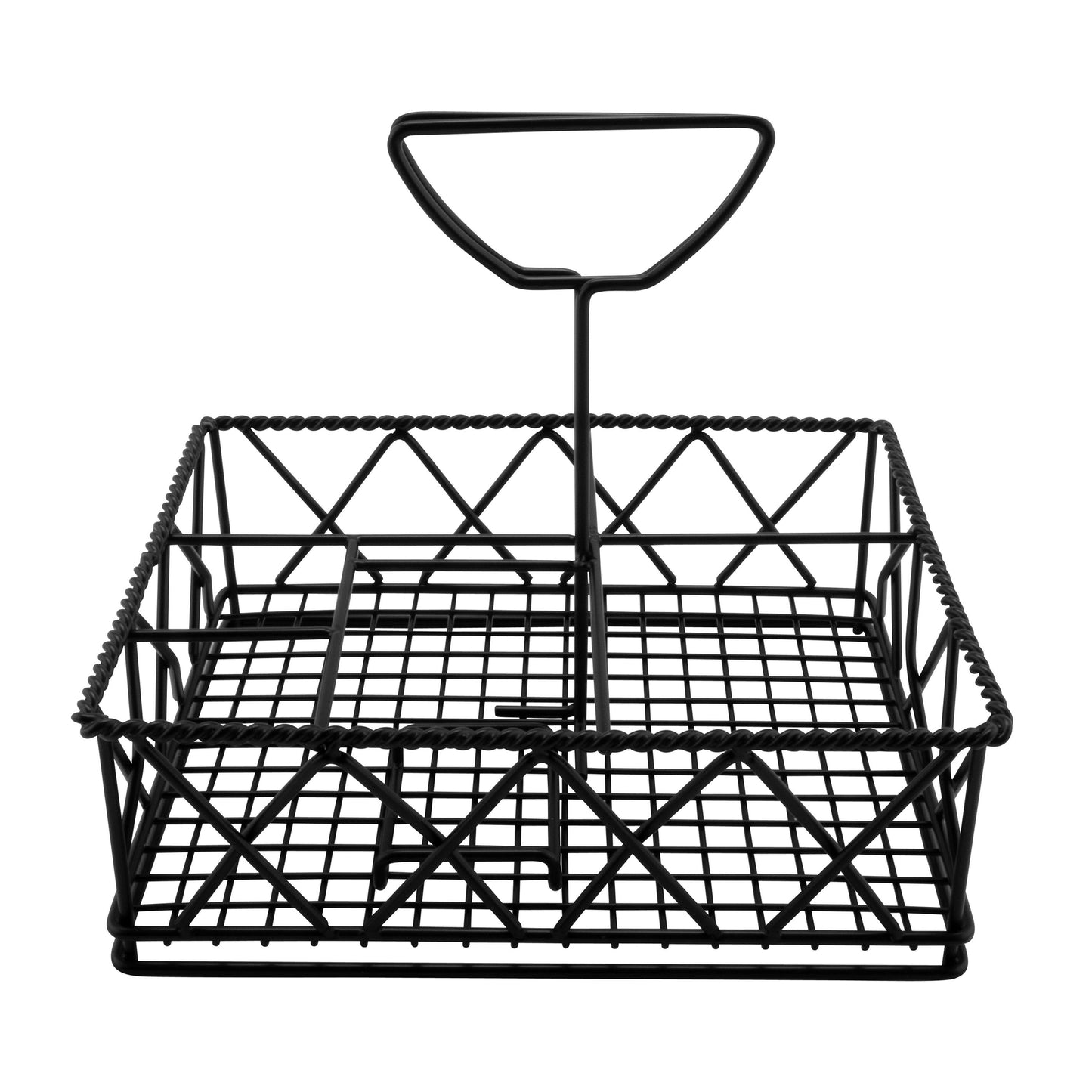 Metal Five Compartment Condiment Caddy