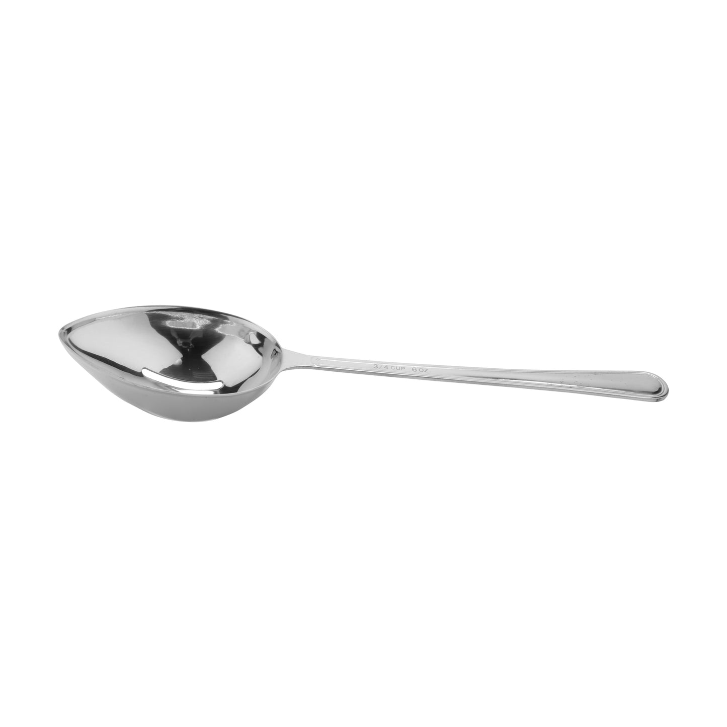 6 oz. Stainless Steel Portion Control Slotted Spoon